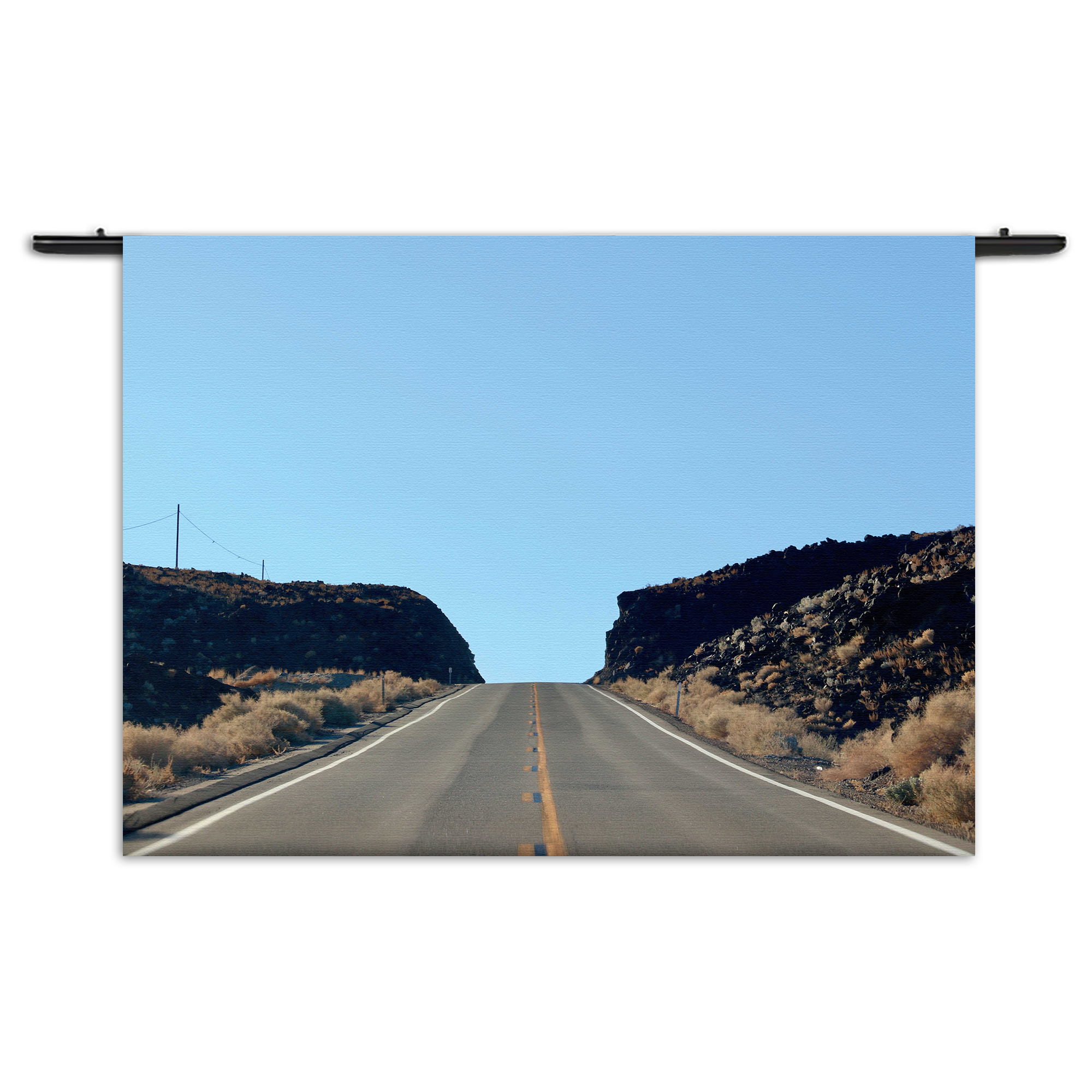 Wandkleed Eindeloze weg Rechthoek Horizontaal Template 50 70 Horizontaal Natuur 4 1 1