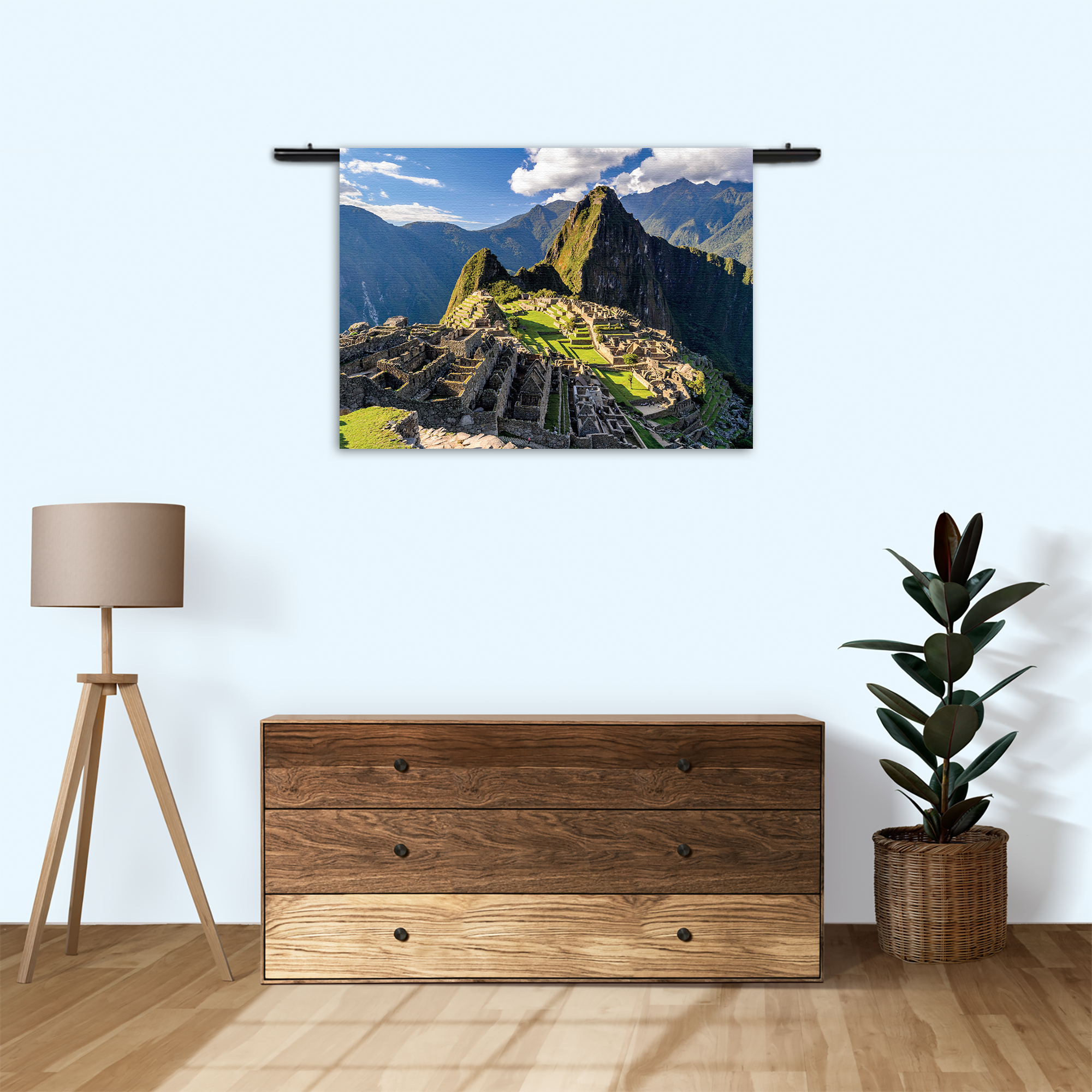 Wandkleed Machu Picchu Rechthoek Horizontaal Template 50 70 Horizontaal Natuur 44 3 1
