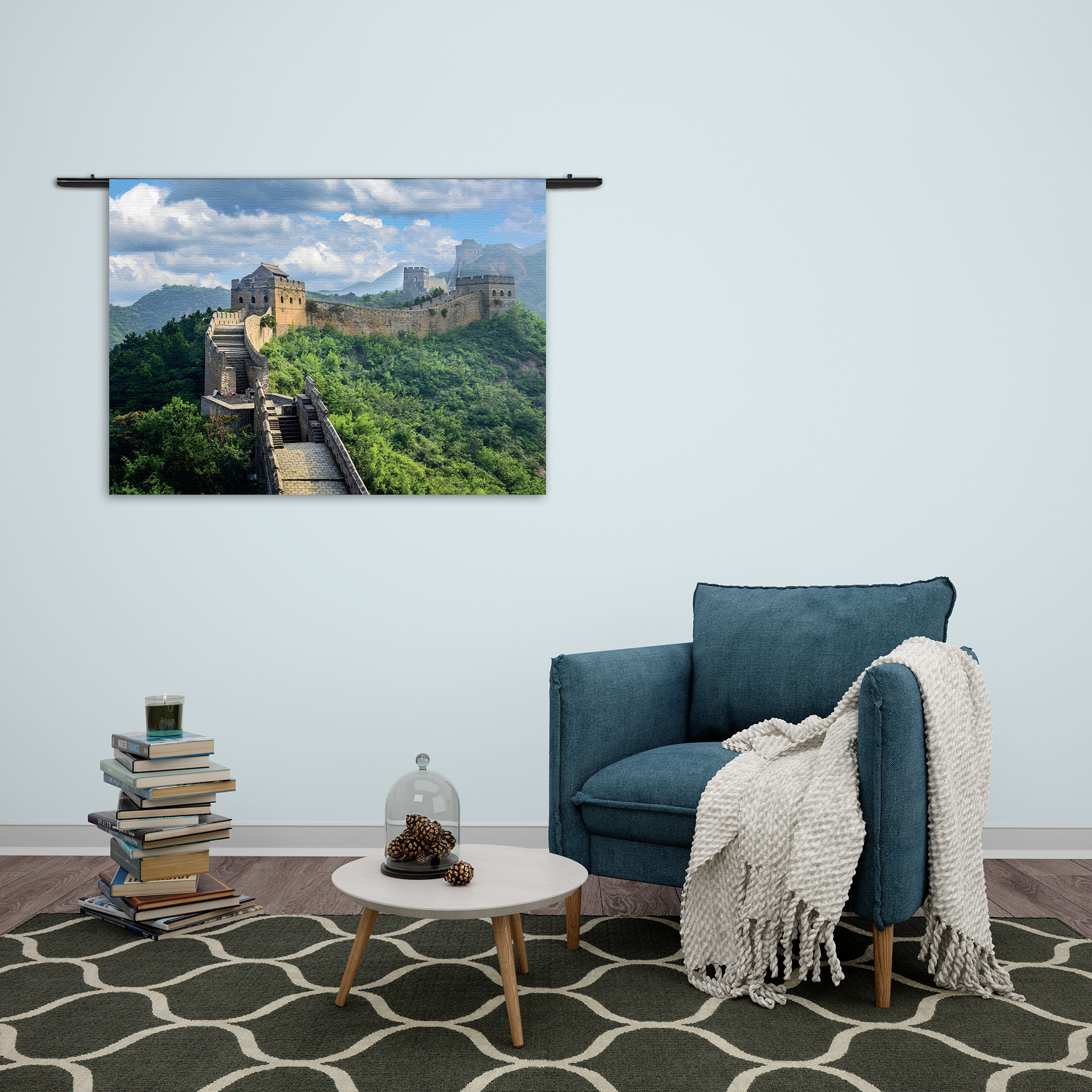 Wandkleed De Chinese muur 2 Rechthoek Horizontaal Template 50 70 Horizontaal Natuur 51 2 1