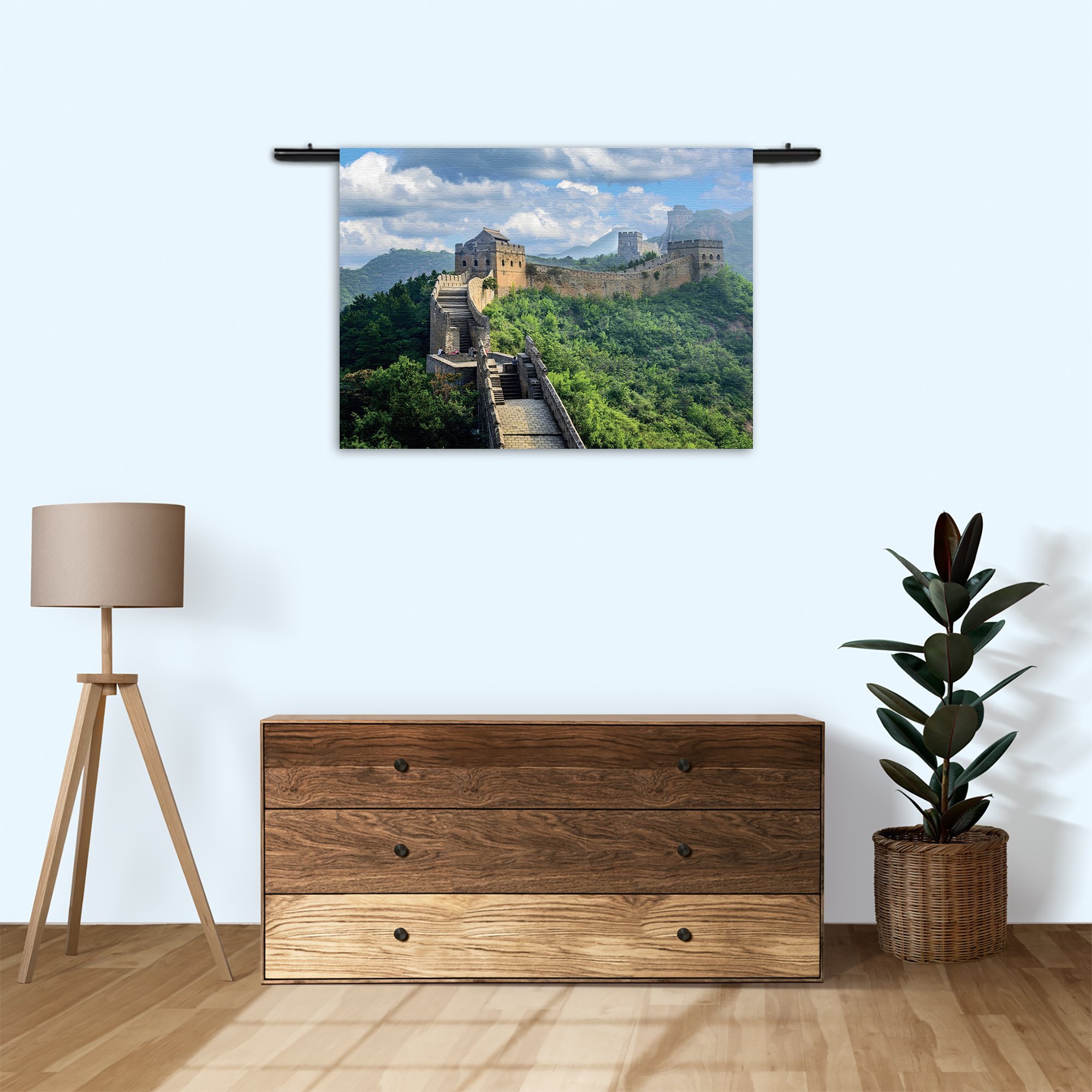 Wandkleed De Chinese muur 2 Rechthoek Horizontaal Template 50 70 Horizontaal Natuur 51 3 1