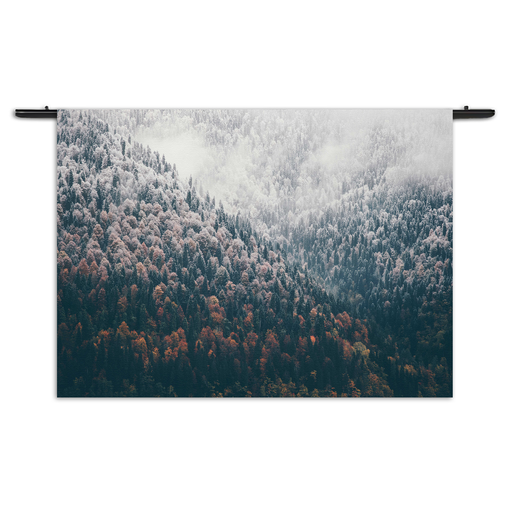 Wandkleed Van herfst naar winter Rechthoek Horizontaal Template 50 70 Horizontaal Natuur 59 1 1