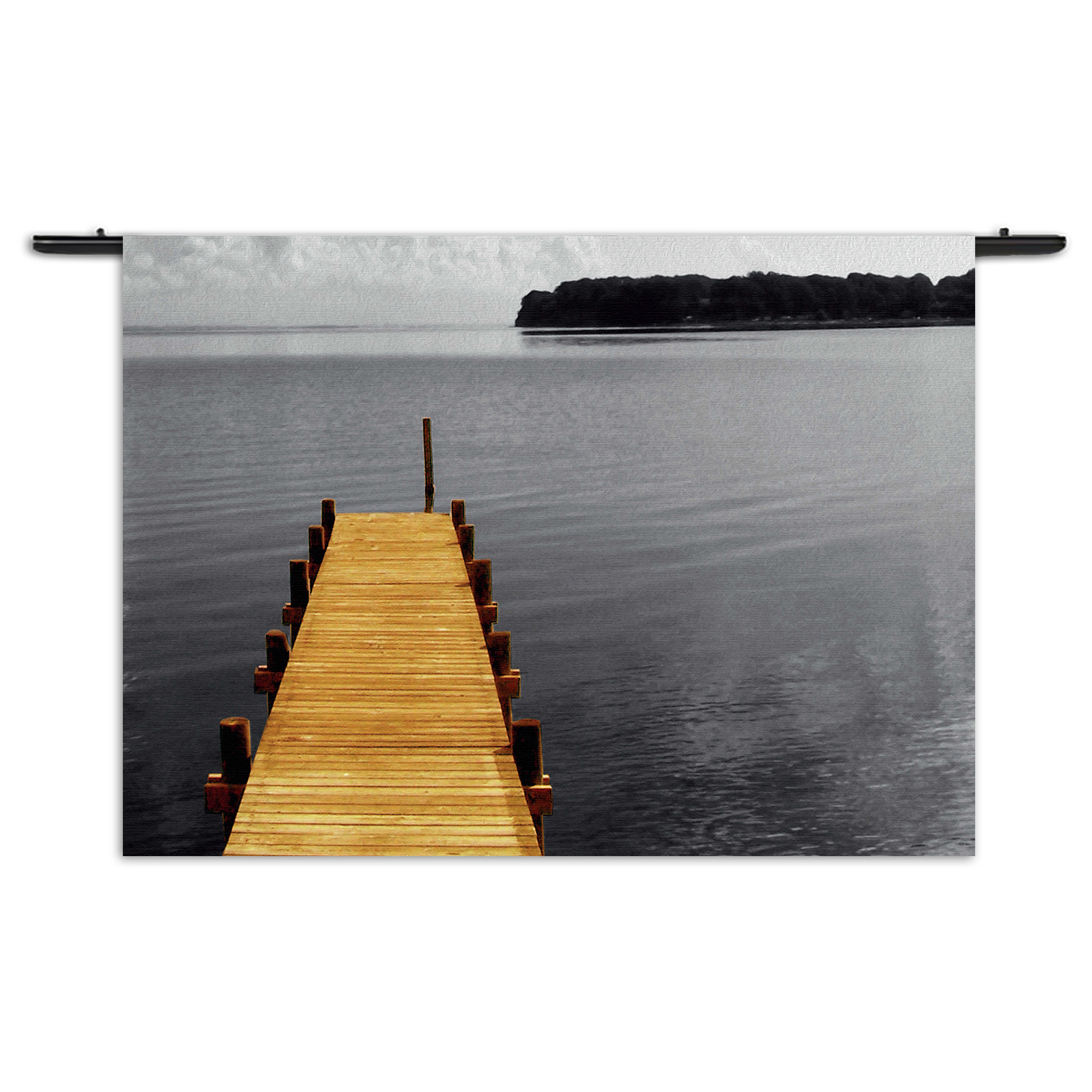 Wandkleed De gele Steiger Rechthoek Horizontaal Template 50 70 Horizontaal Natuur 7 1 1