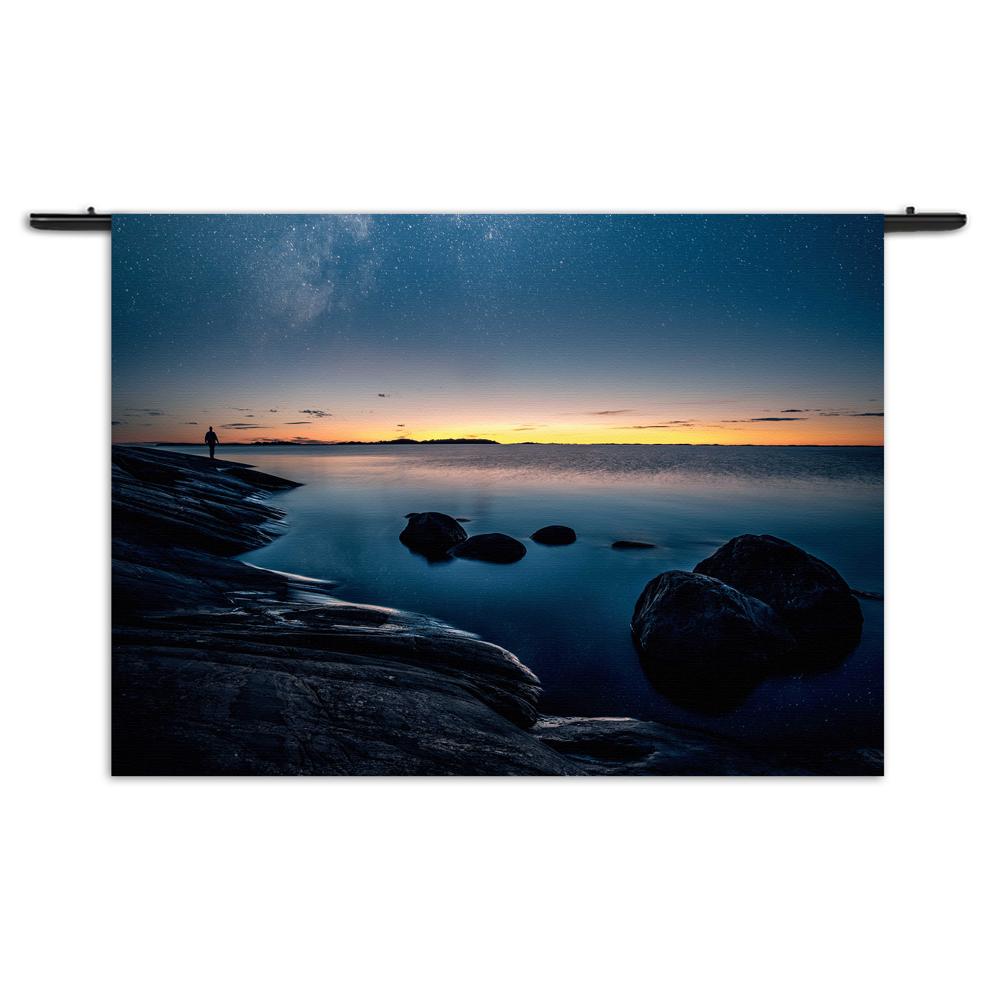 Wandkleed De Blauwe Melkweg Rechthoek Horizontaal Template 50 70 Horizontaal Natuur 72 1 1