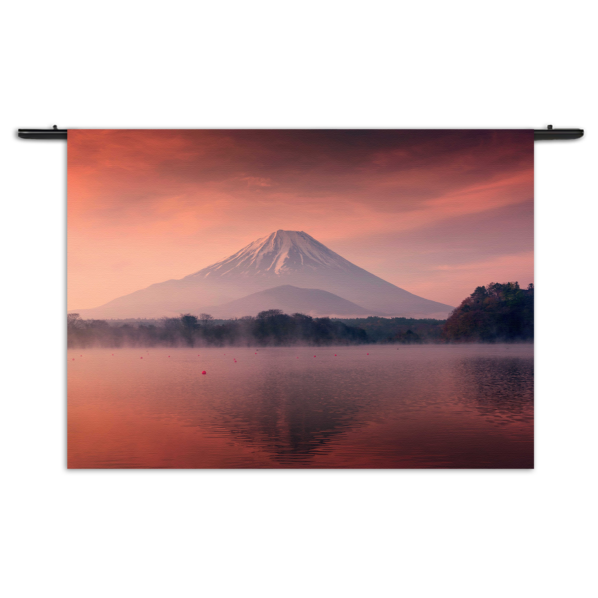 Wandkleed Fuji 2 Rechthoek Horizontaal Template 50 70 Horizontaal Natuur 78 1 1