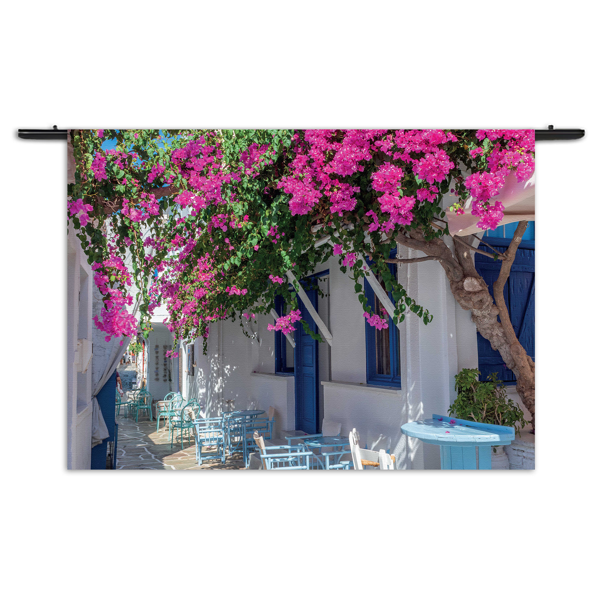 Wandkleed Kleurrijk griekenland Rechthoek Horizontaal Template 50 70 Horizontaal Natuur 83 1 1