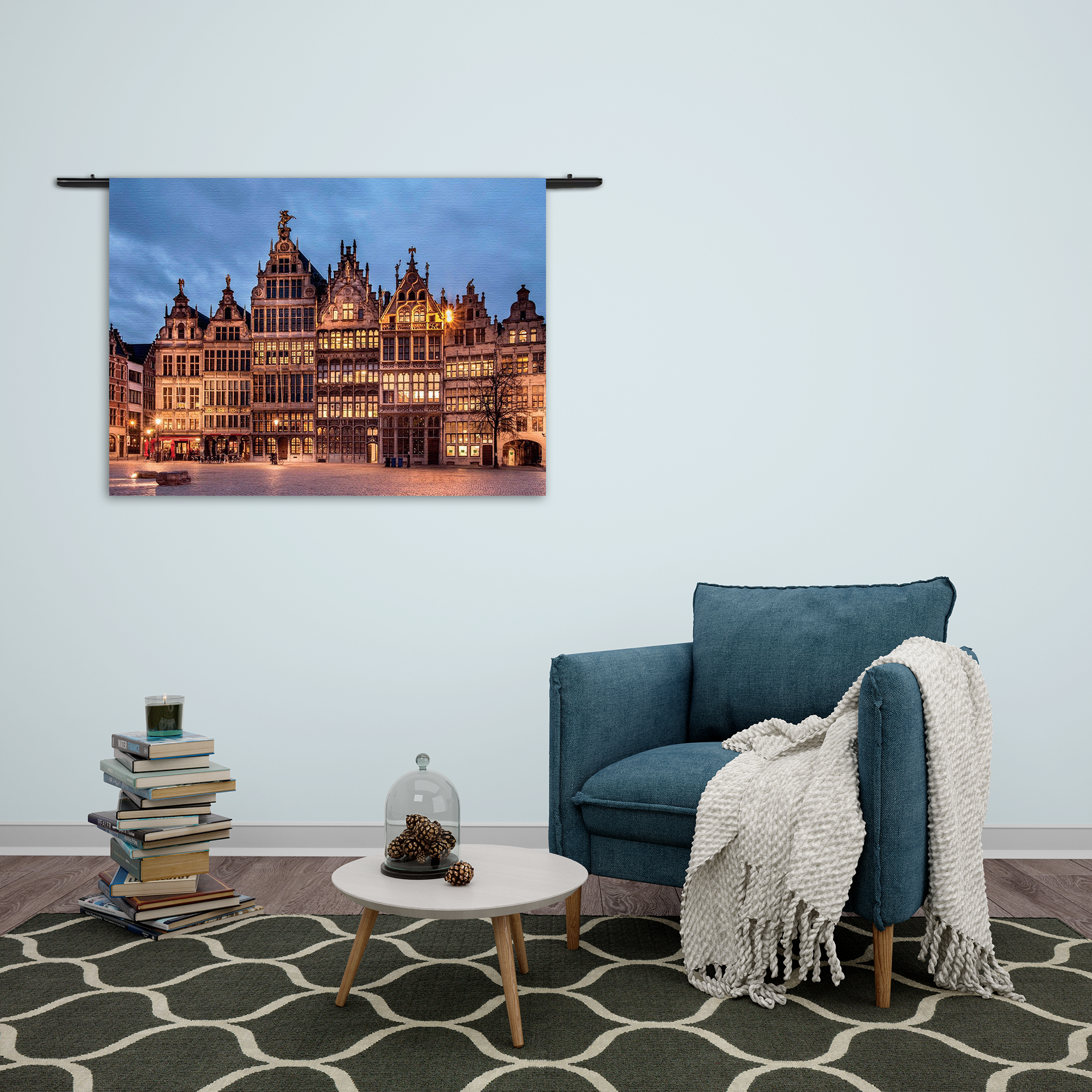 Wandkleed Grote Markt Antwerpen Rechthoek Horizontaal Template 50 70 Horizontaal Steden 101 2 1