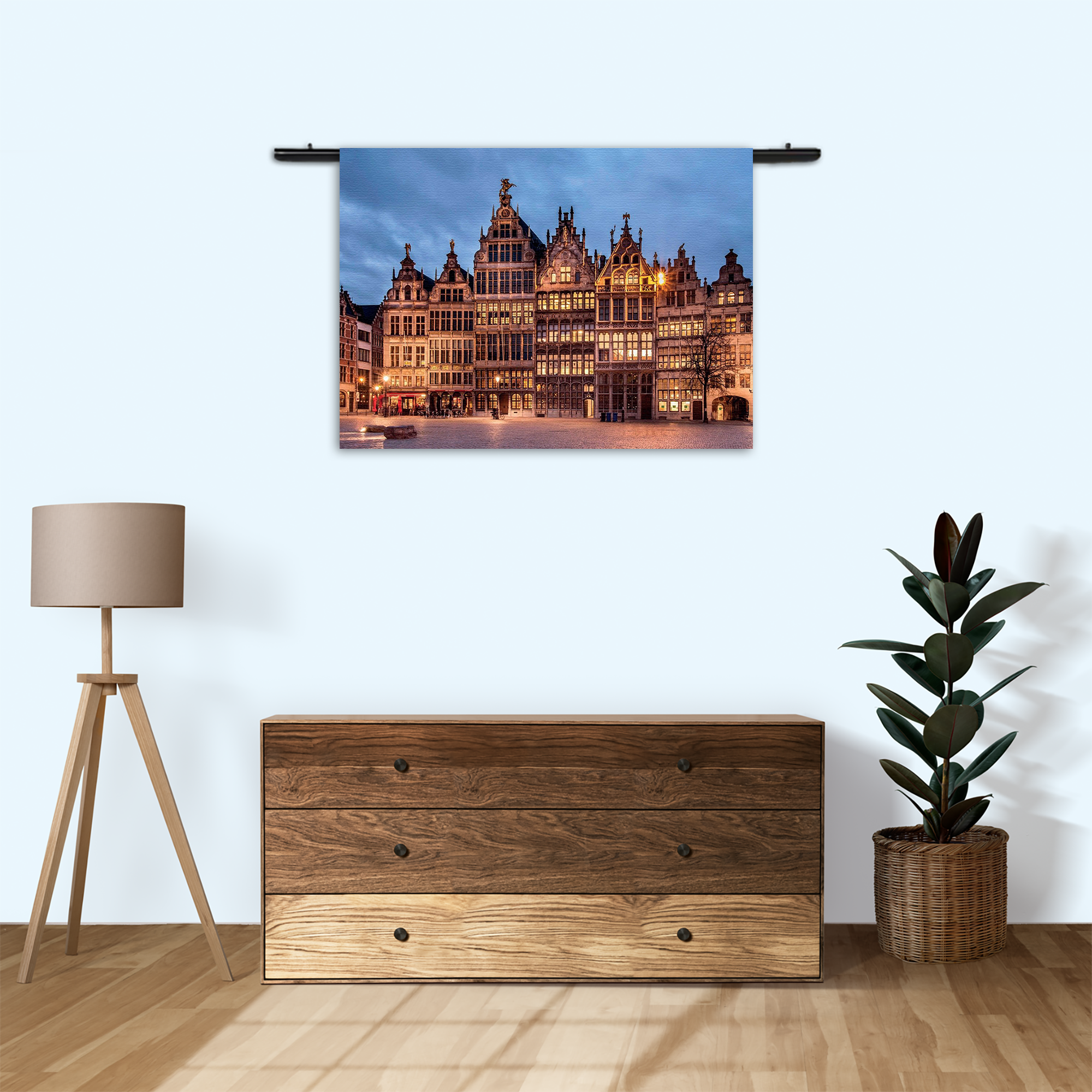 Wandkleed Grote Markt Antwerpen Rechthoek Horizontaal Template 50 70 Horizontaal Steden 101 3 1