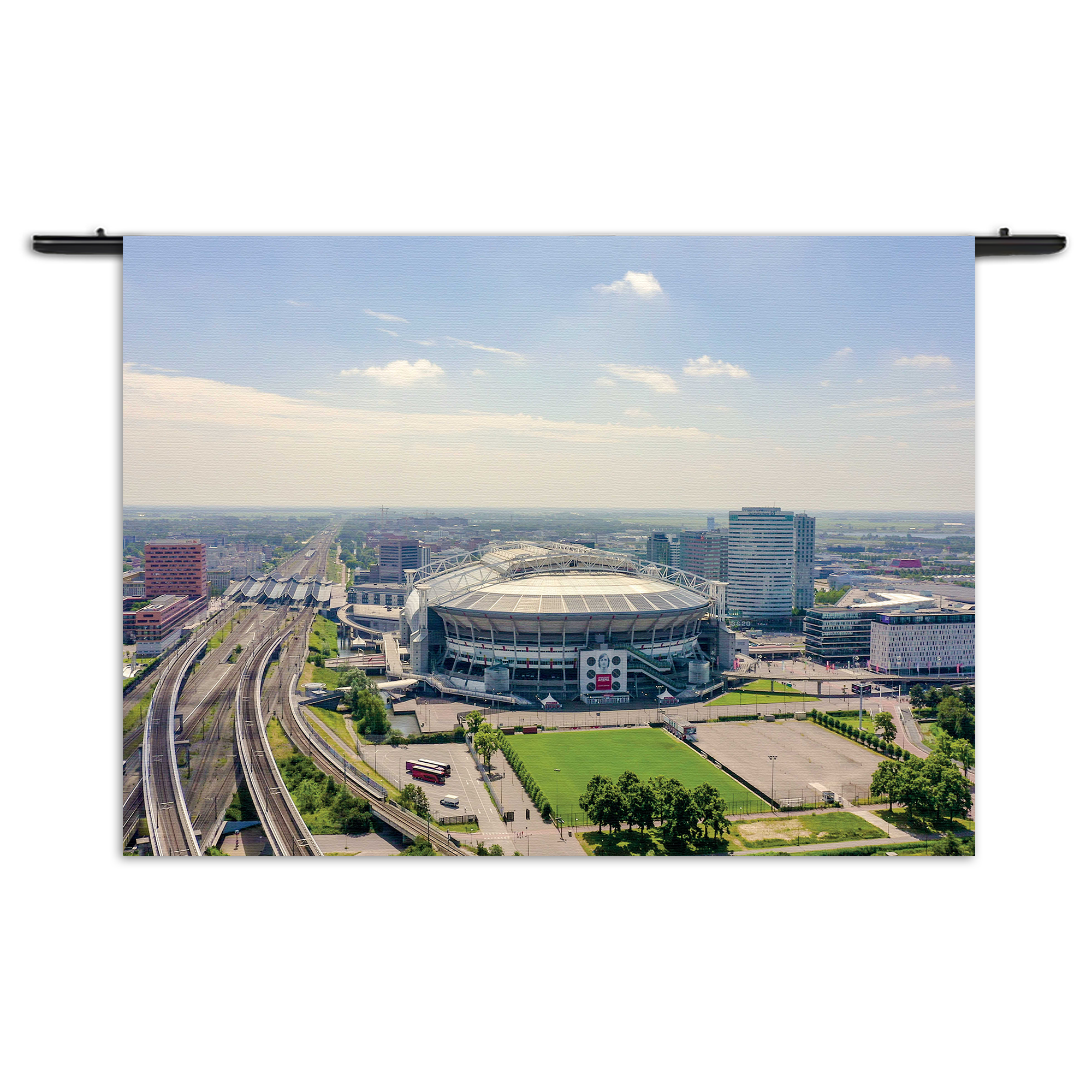 Wandkleed Johan Cruijf Arena Rechthoek Horizontaal Template 50 70 Horizontaal Steden 105 1 1