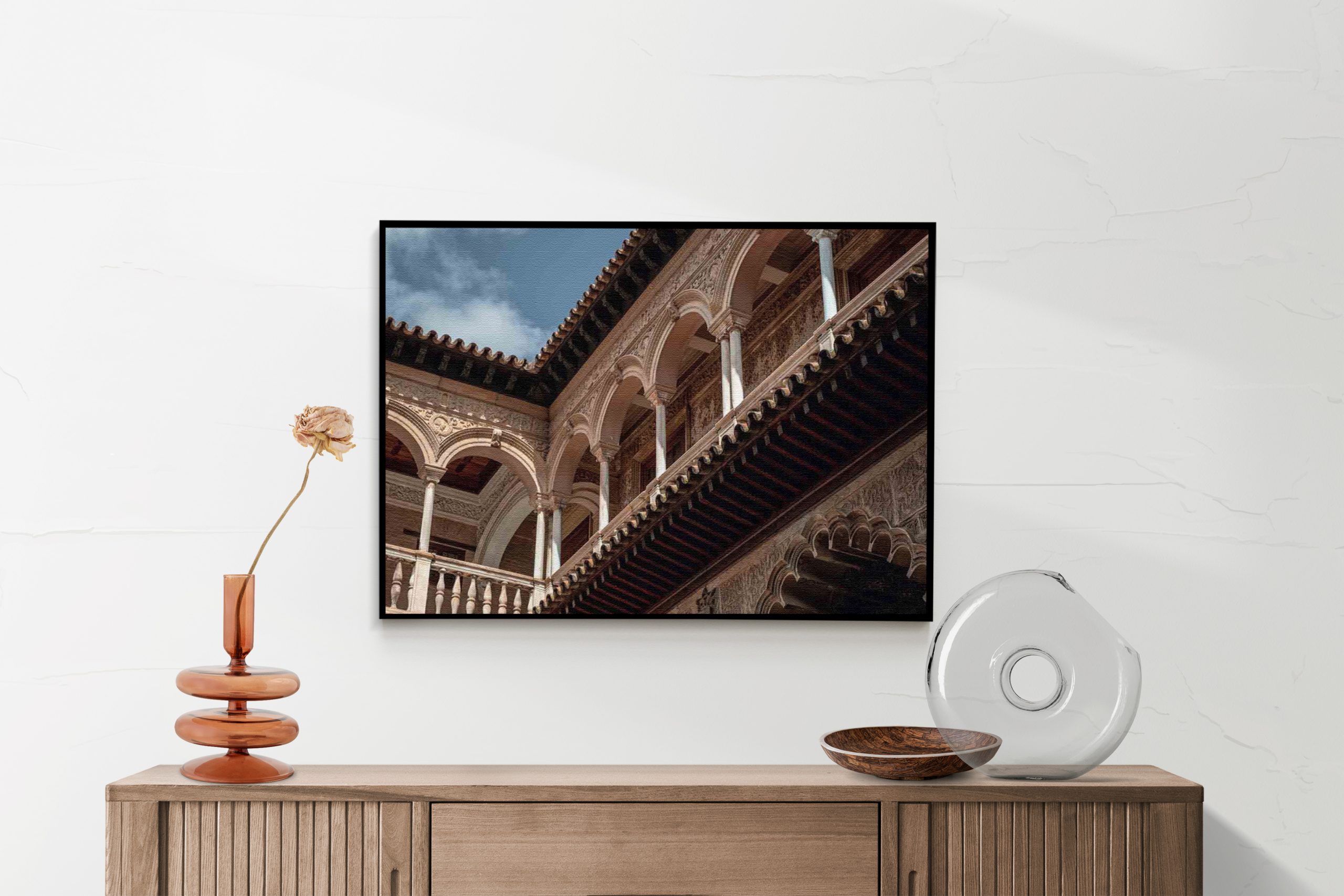 Akoestisch Schilderij Koninklijk Paleis van Sevilla Rechthoek Horizontaal Template 50 70 Horizontaal Steden 15 2 scaled 1