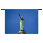 Wandkleed Vrijheidsbeeld New York Donker 01 Rechthoek Horizontaal Template 50 70 Horizontaal Steden 18 1 1