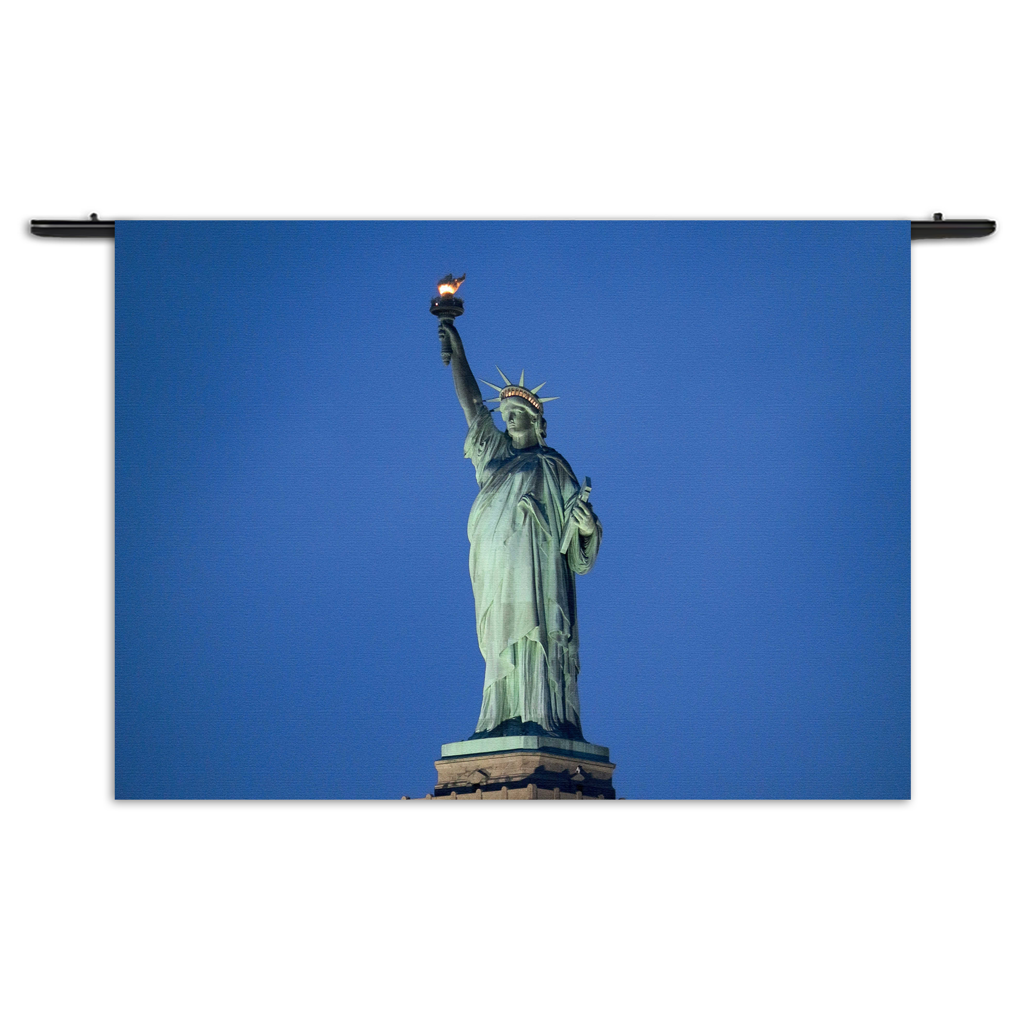 Wandkleed Vrijheidsbeeld New York Donker 01 Rechthoek Horizontaal Template 50 70 Horizontaal Steden 18 1 1