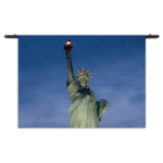 Wandkleed Vrijheidsbeeld New York Donker 02 Rechthoek Horizontaal Template 50 70 Horizontaal Steden 19 1 1