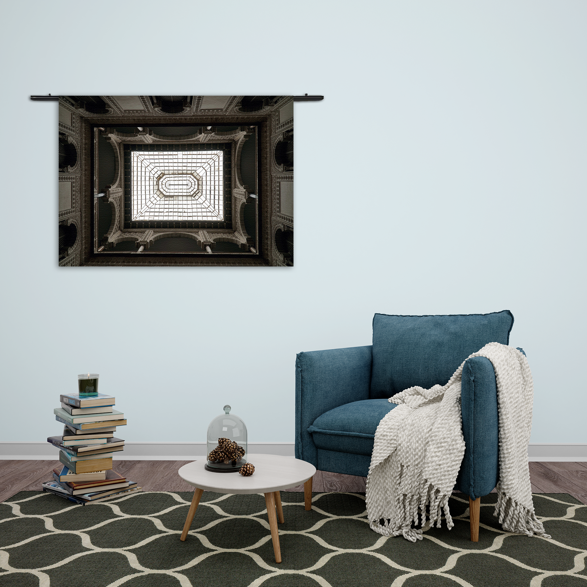 Wandkleed Koninklijk Paleis van Sevilla Dak Rechthoek Horizontaal Template 50 70 Horizontaal Steden 20 2 1