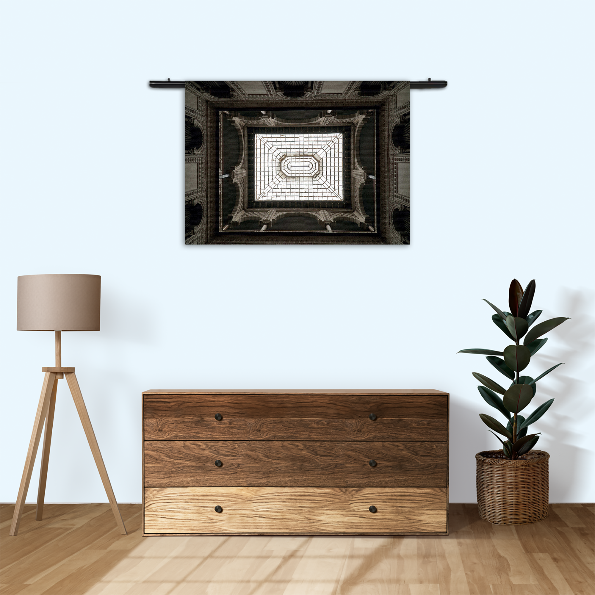 Wandkleed Koninklijk Paleis van Sevilla Dak Rechthoek Horizontaal Template 50 70 Horizontaal Steden 20 3 1