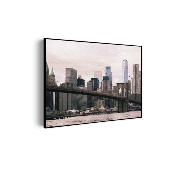 Akoestisch Schilderij Brooklyn Bridge New York Rechthoek Horizontaal Template 50 70 Horizontaal Steden 24 scaled 1