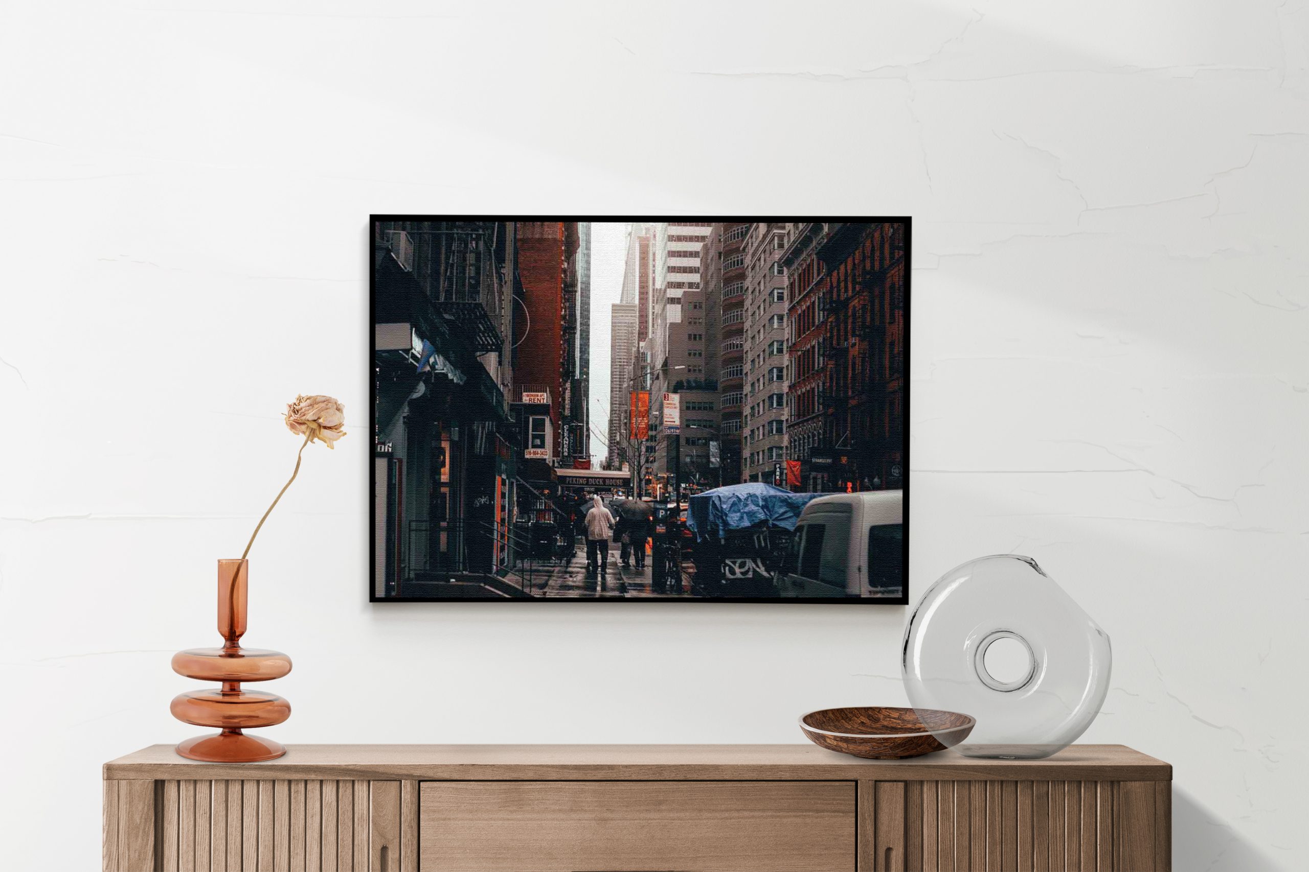 Akoestisch Schilderij New York Raining Day Rechthoek Horizontaal Template 50 70 Horizontaal Steden 27 2 scaled 1