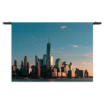 Wandkleed New York Gebouwen Skyline Rechthoek Horizontaal Template 50 70 Horizontaal Steden 36 1 1