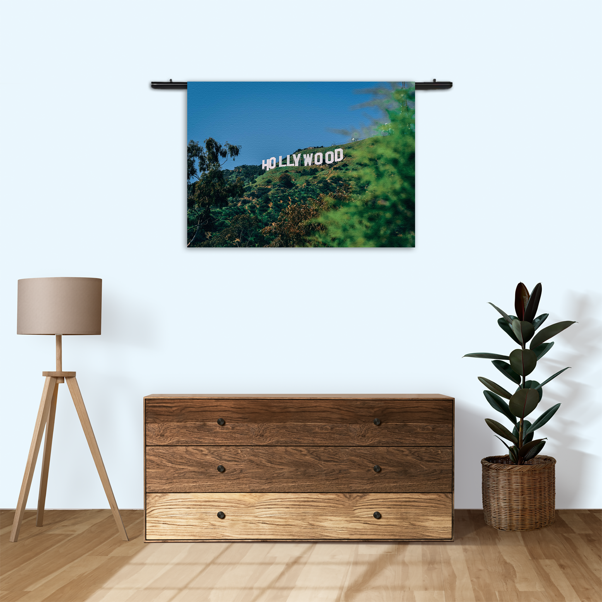 Wandkleed Hollywood Letters Rechthoek Horizontaal Template 50 70 Horizontaal Steden 40 3 1