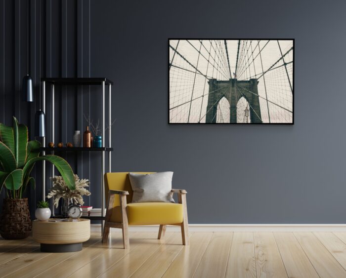 Akoestisch Schilderij Brooklyn Bridge New York City Rechthoek Horizontaal Template 50 70 Horizontaal Steden 41 1 scaled 1