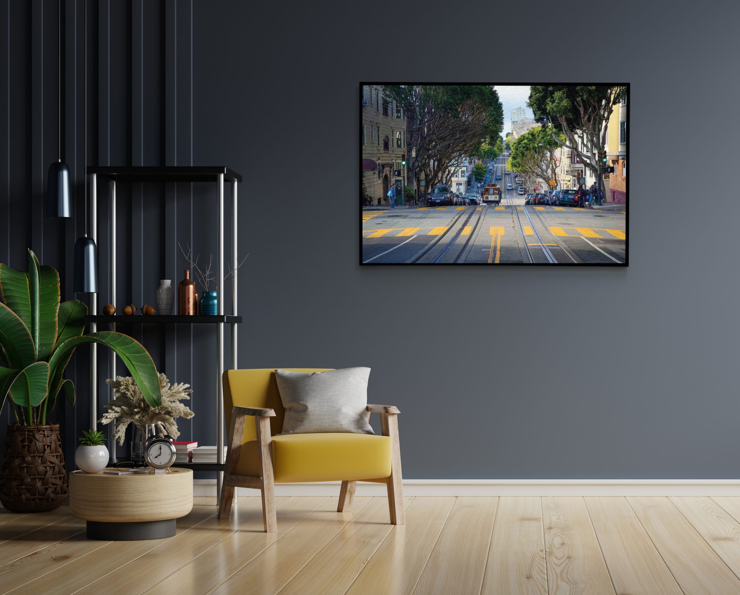 Akoestisch Schilderij San Francisco Tram Rechthoek Horizontaal Template 50 70 Horizontaal Steden 44 1 scaled 1