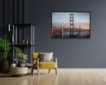 Akoestisch Schilderij Golden Gate Bridge San Francisco Rechthoek Horizontaal Template 50 70 Horizontaal Steden 49 1 scaled 1