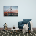 Wandkleed Golden Gate Bridge San Francisco Rechthoek Horizontaal Template 50 70 Horizontaal Steden 49 2 1