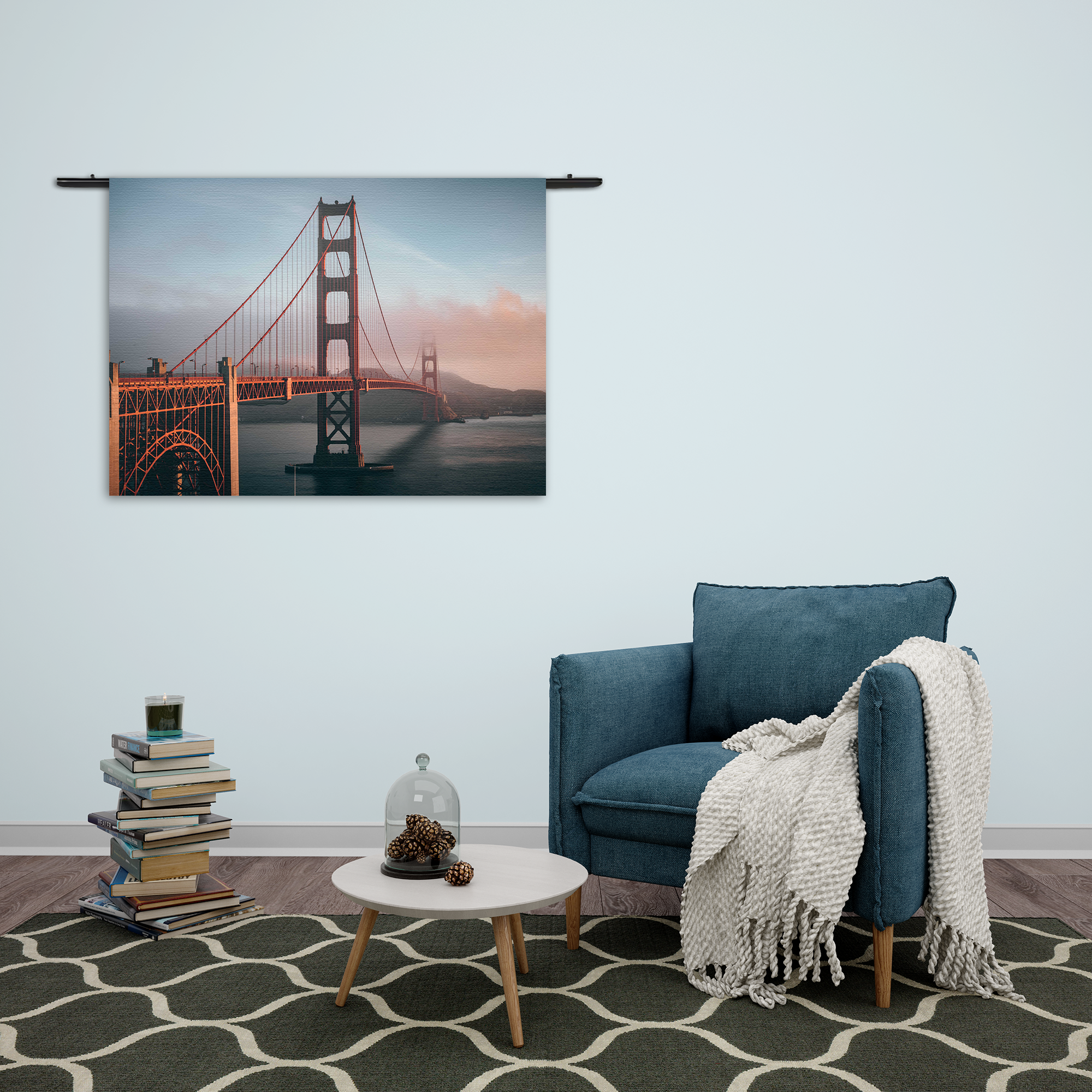 Template_50-70_Horizontaal_Steden_49-2-1.png Wandkleed Golden Gate Bridge San Francisco Rechthoek Horizontaal Template 50 70 Horizontaal Steden 49 2 1