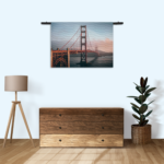 Wandkleed Golden Gate Bridge San Francisco Rechthoek Horizontaal Template 50 70 Horizontaal Steden 49 3 1