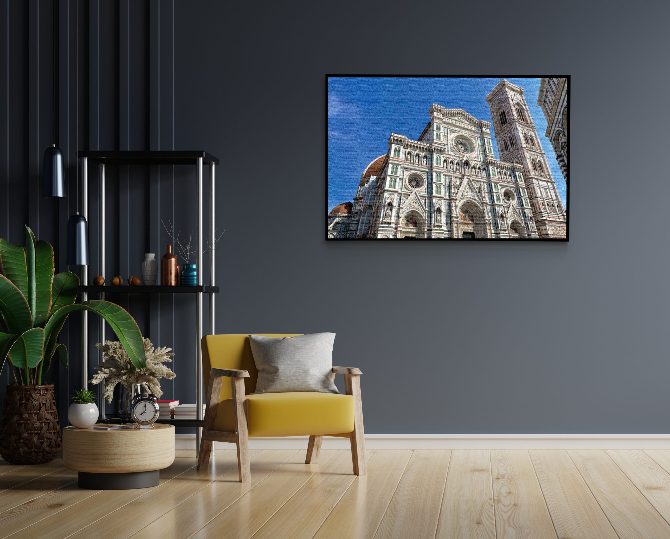 Akoestisch Schilderij De Kathedraal Van Florence Duomo Vooraanzicht Rechthoek Horizontaal Template 50 70 Horizontaal Steden 62 1 scaled 1