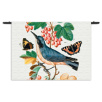 Wandkleed Prent Natuur Vogel en Bloemen 10 Rechthoek Horizontaal Template 50 70 Horizontaal Vintage 10 1 1
