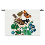 Wandkleed Prent Natuur Vogel en Bloemen 14 Rechthoek Horizontaal Template 50 70 Horizontaal Vintage 14 1 1