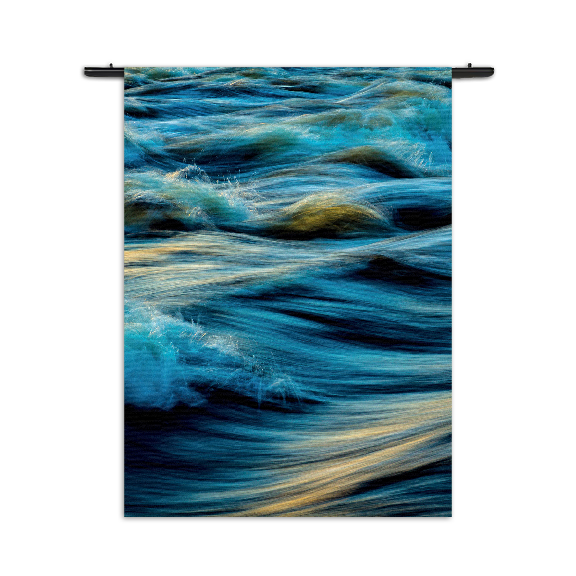 Wandkleed Oceaan - Golven - Zee Rechthoek Verticaal