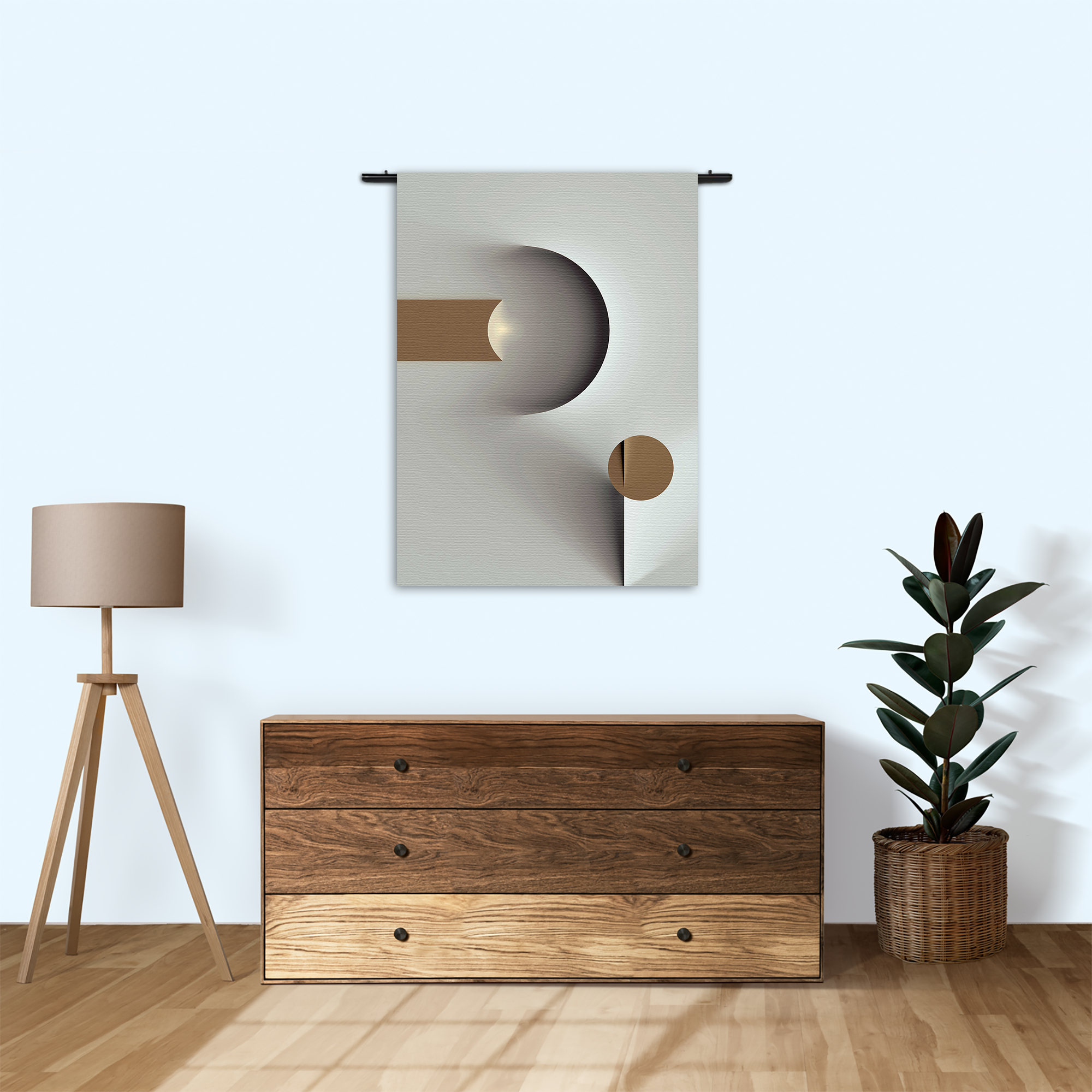 Template_50-70_Verticaal_Abstract_101-1 Wandkleed Scandinavisch Wit met Goudkleurig Element 03 Rechthoek Verticaal Template 50 70 Verticaal Abstract 101 1