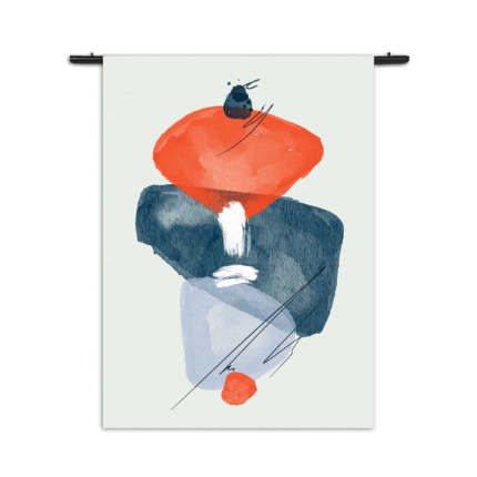 Wandkleed Scandinavisch Design Rechthoek Verticaal