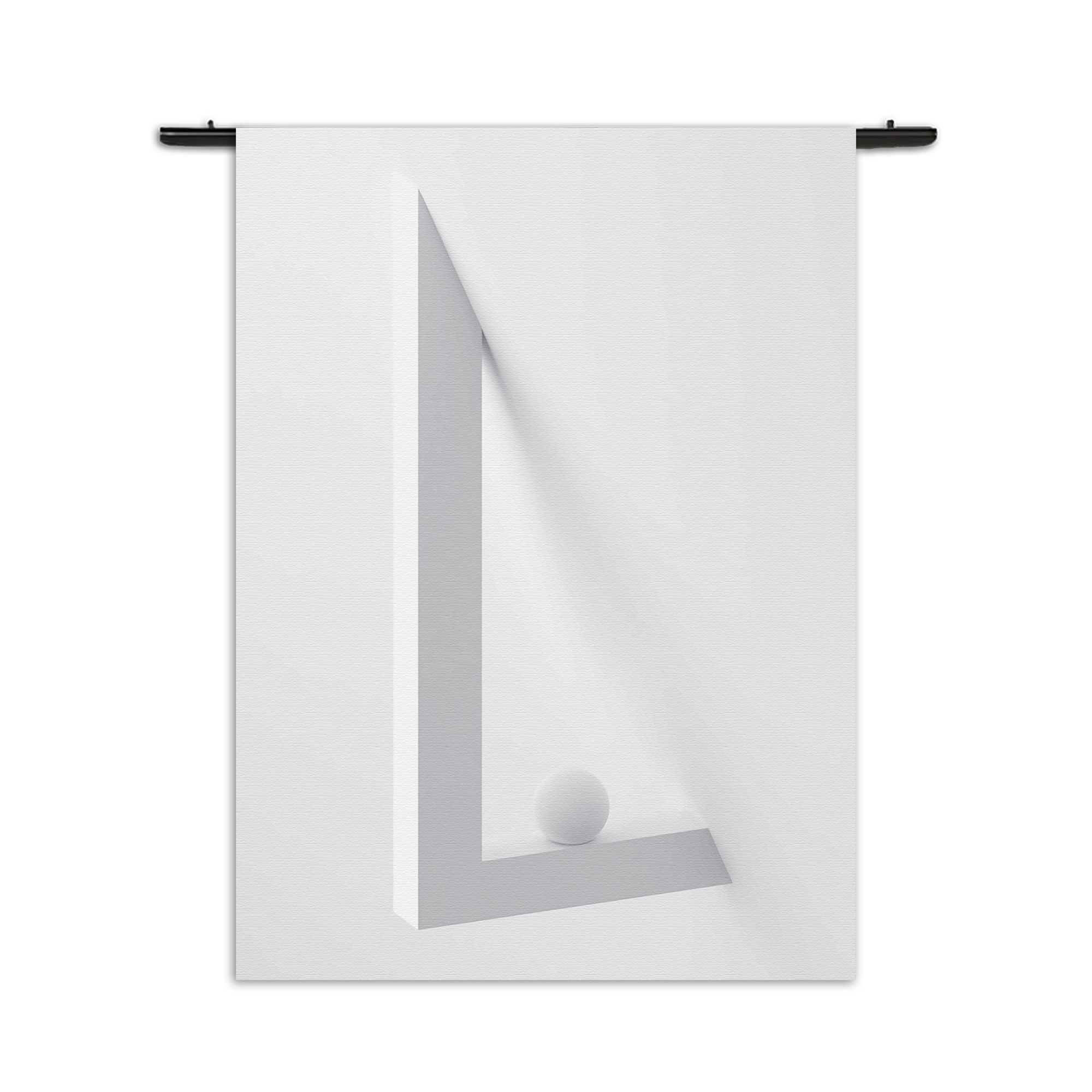 Wandkleed Letter L Rechthoek Verticaal