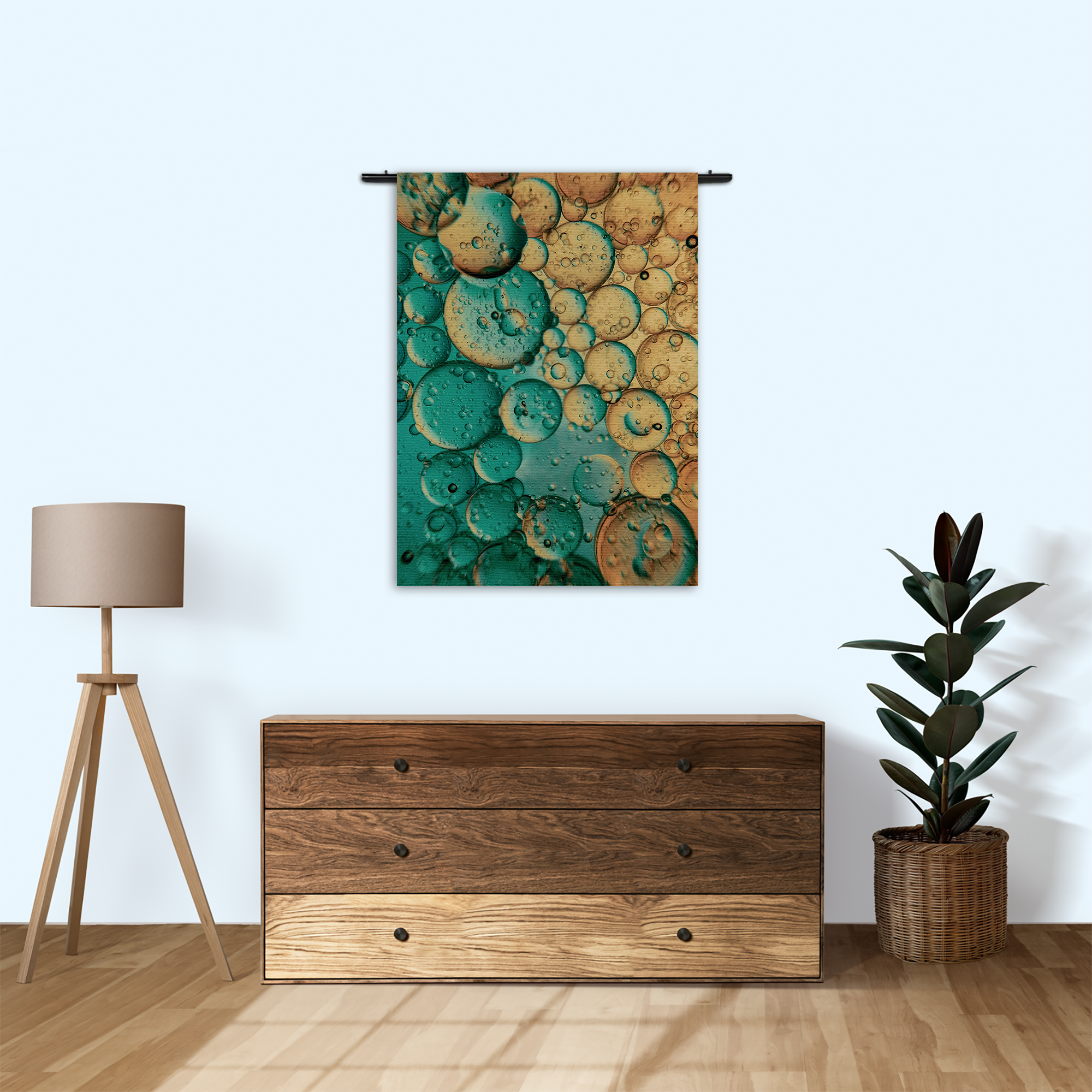 Wandkleed Cube Pattern Rechthoek Verticaal Template 50 70 Verticaal Abstract 30 1