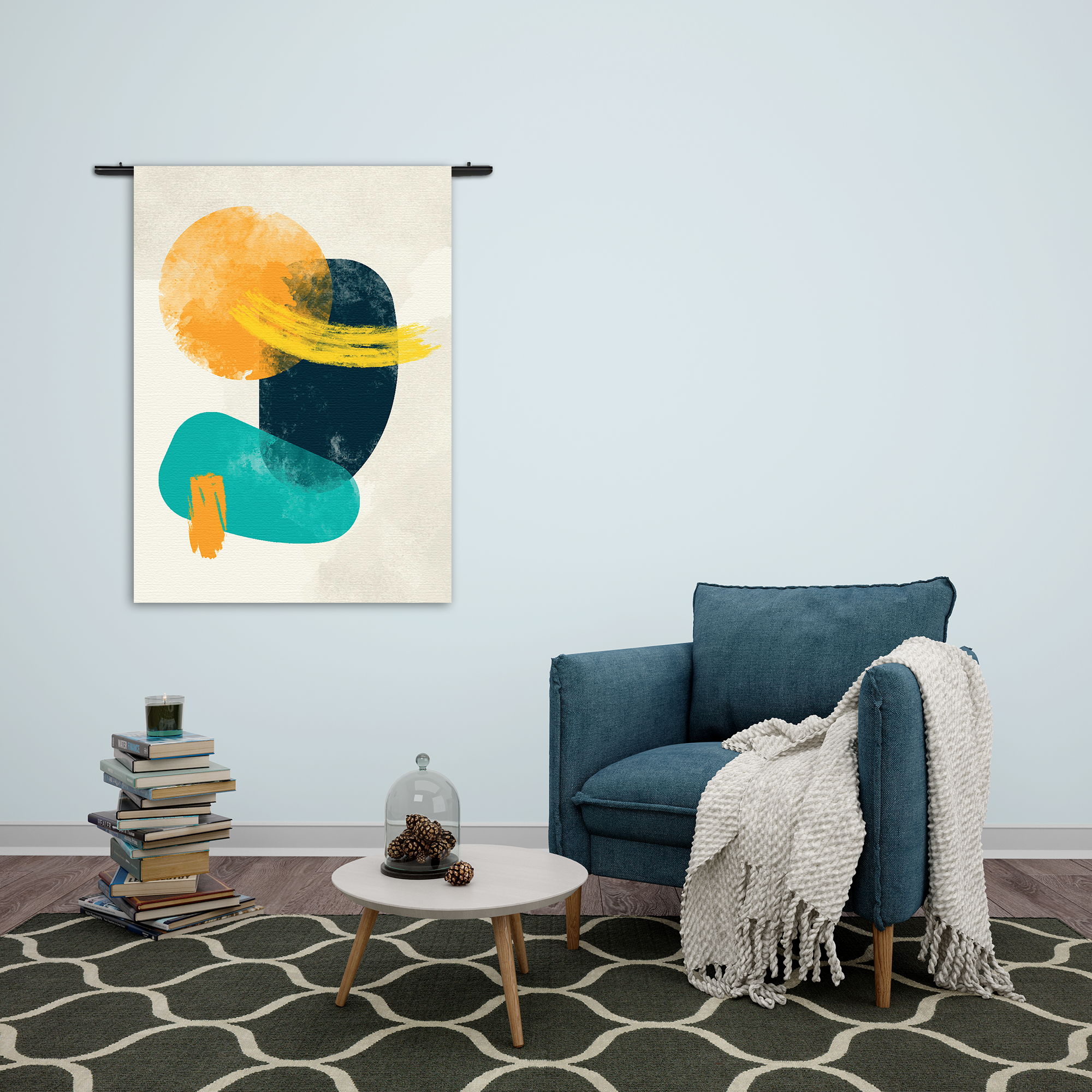 Template_50-70_Verticaal_Abstract_43-2 Wandkleed Kleurrijk Abstract 01 Rechthoek Verticaal Template 50 70 Verticaal Abstract 43 2