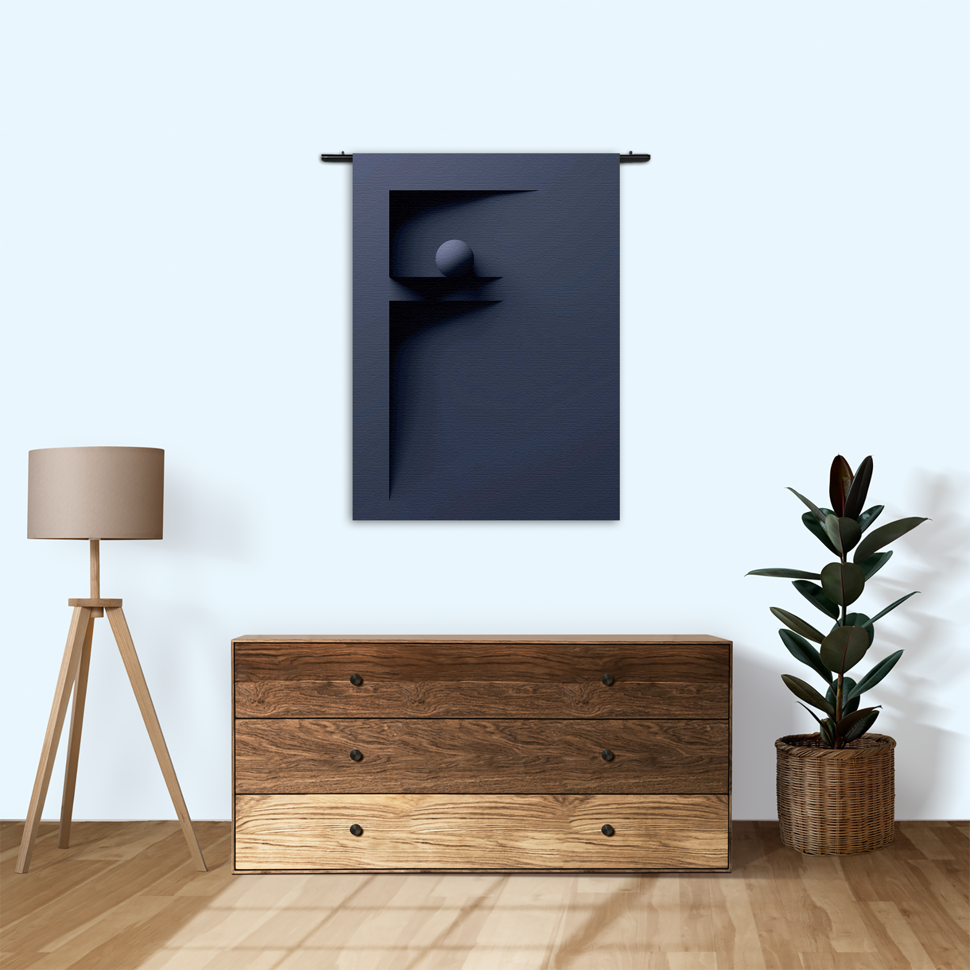 Wandkleed Letter F Rechthoek Verticaal Template 50 70 Verticaal Abstract 46 1
