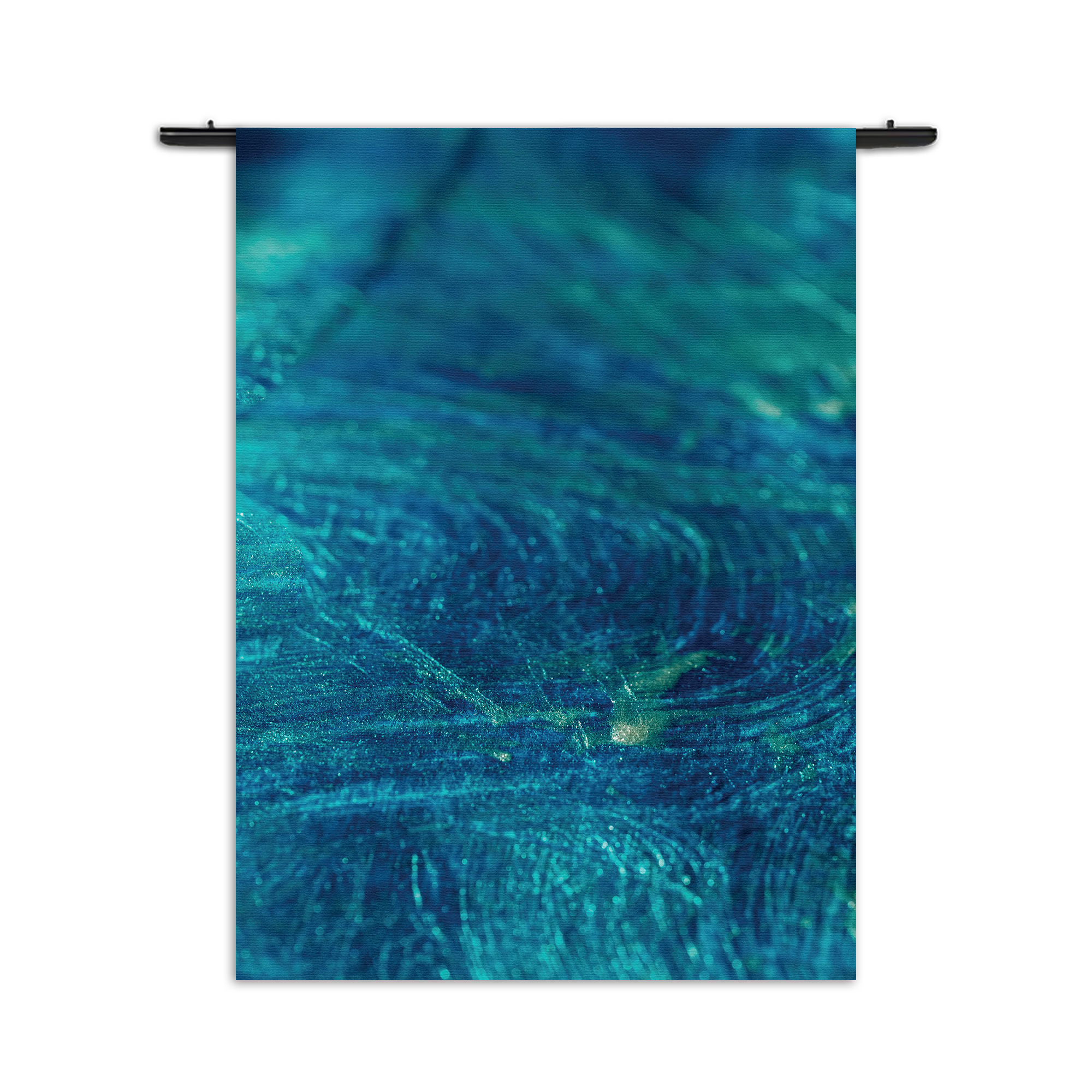 Wandkleed Blue Ice Rechthoek Verticaal