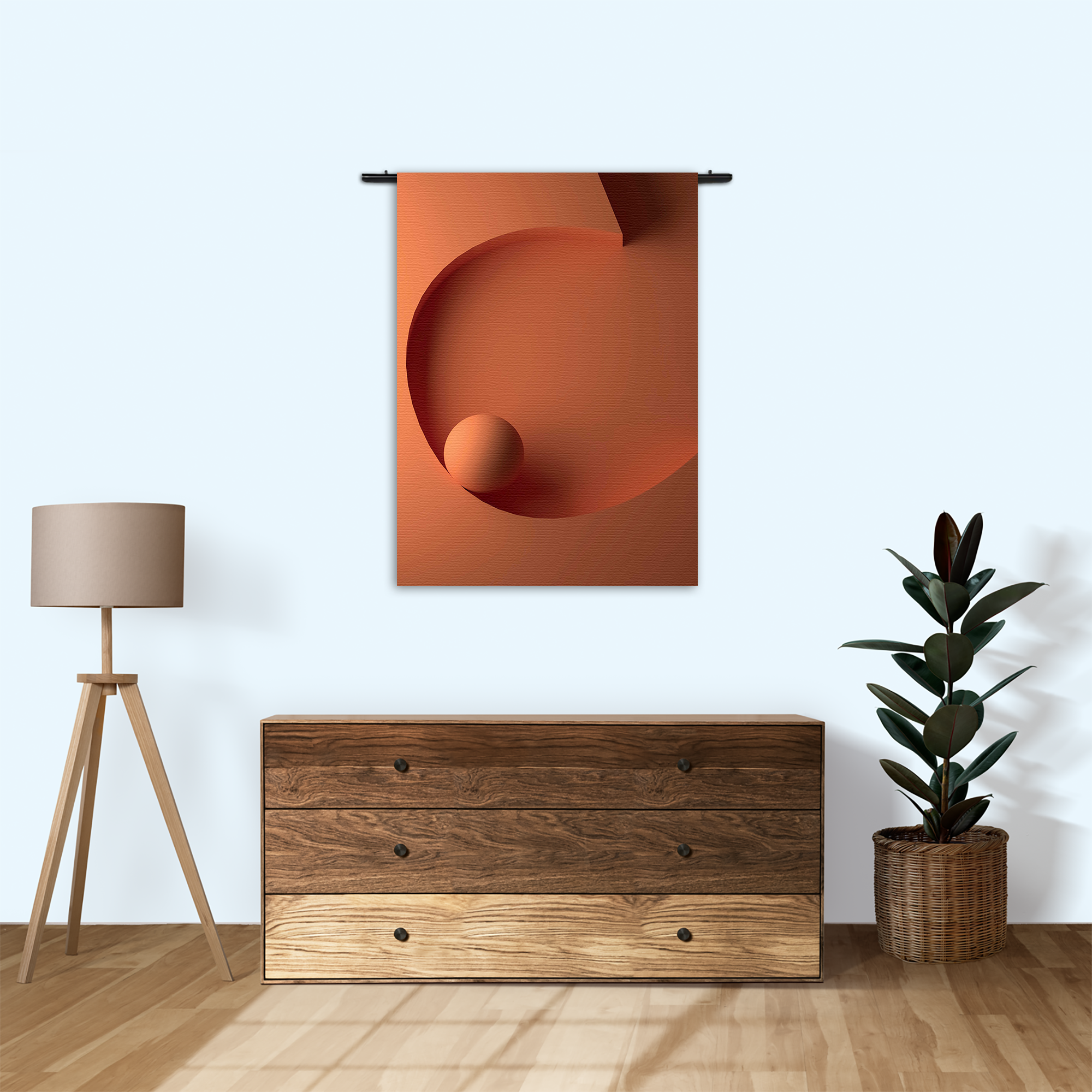 Wandkleed Letter C Rechthoek Verticaal Template 50 70 Verticaal Abstract 57 1