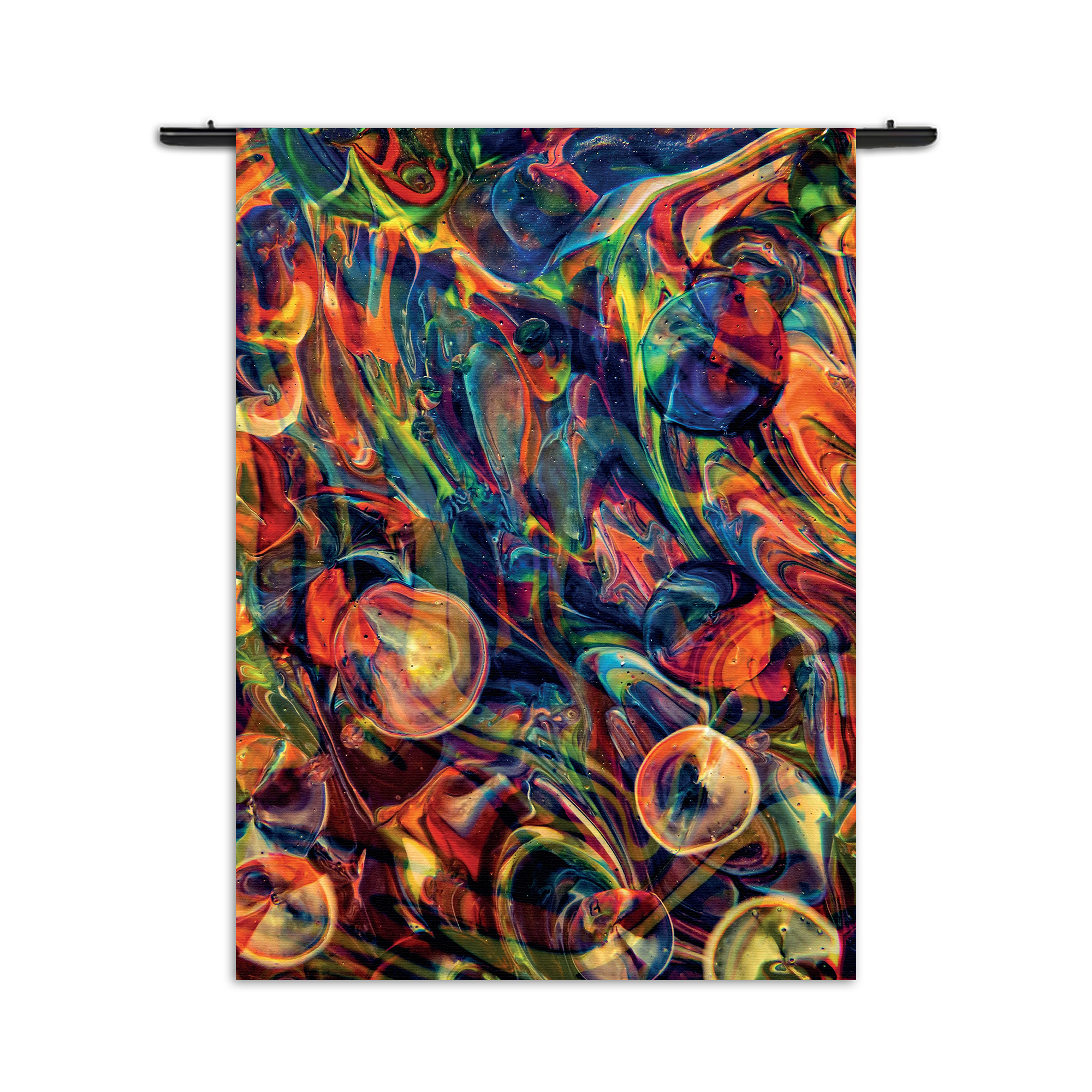 Wandkleed Colorfull Art Design Rechthoek Verticaal