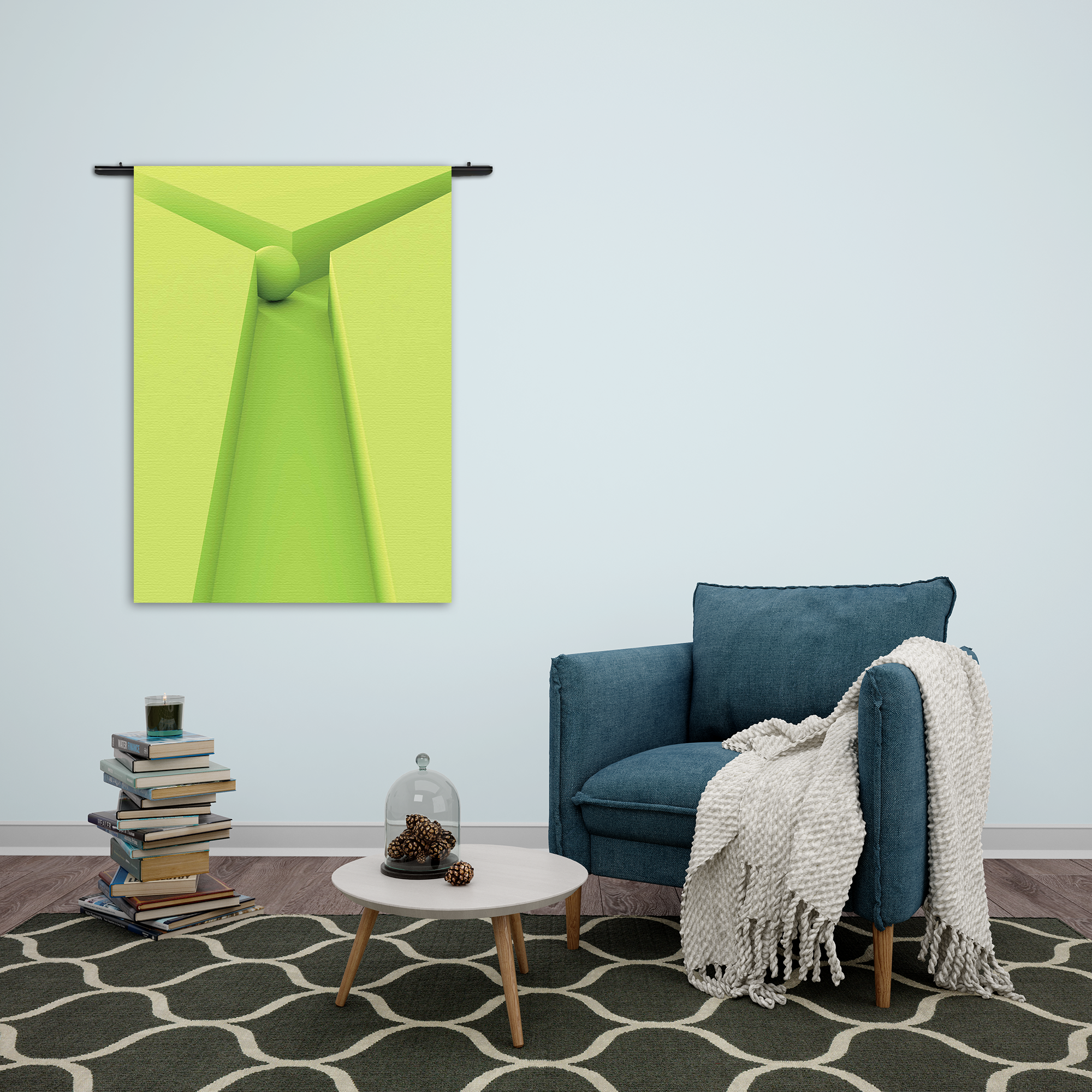 Wandkleed Letter Y Rechthoek Verticaal Template 50 70 Verticaal Abstract 61 2