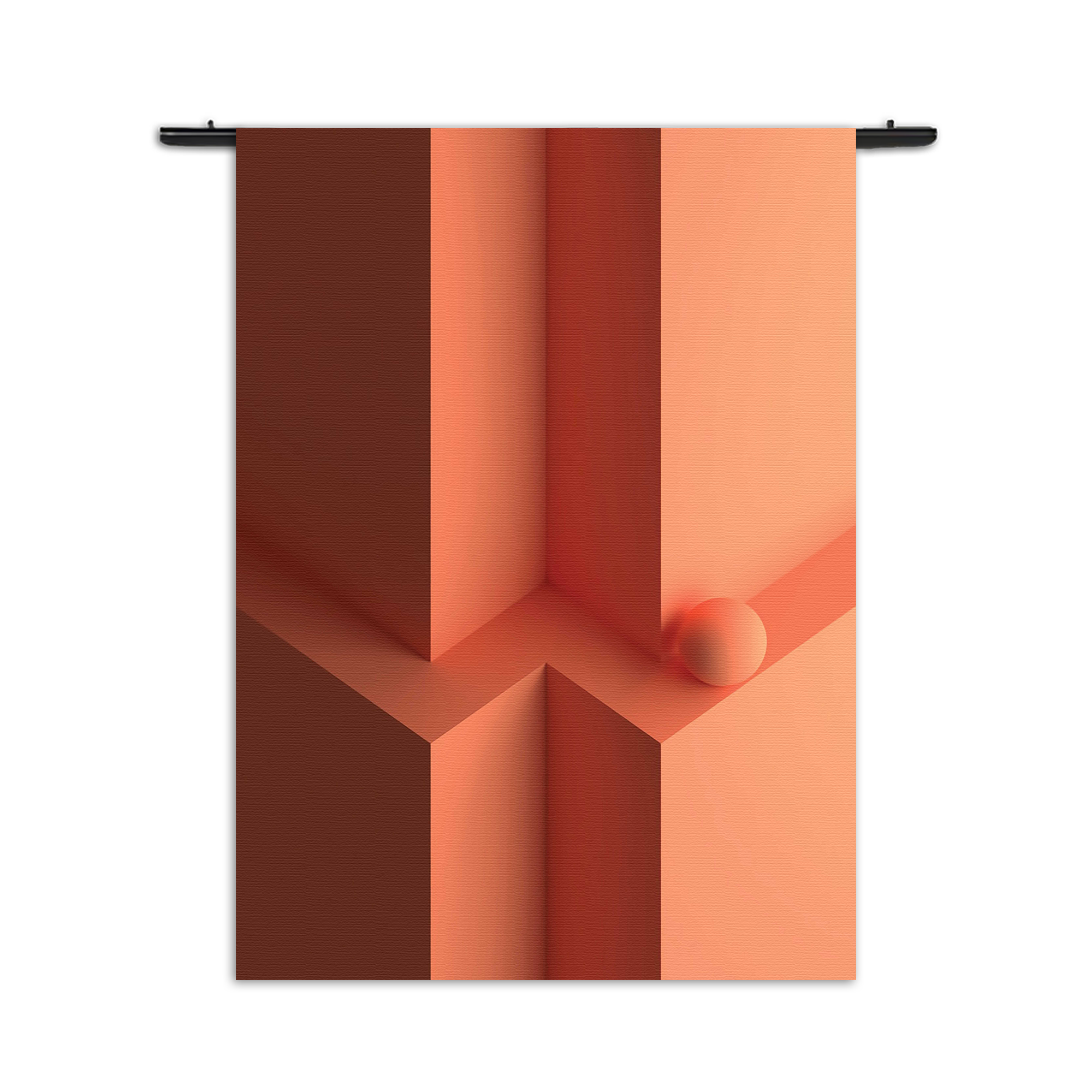 Wandkleed Letter W Rechthoek Verticaal