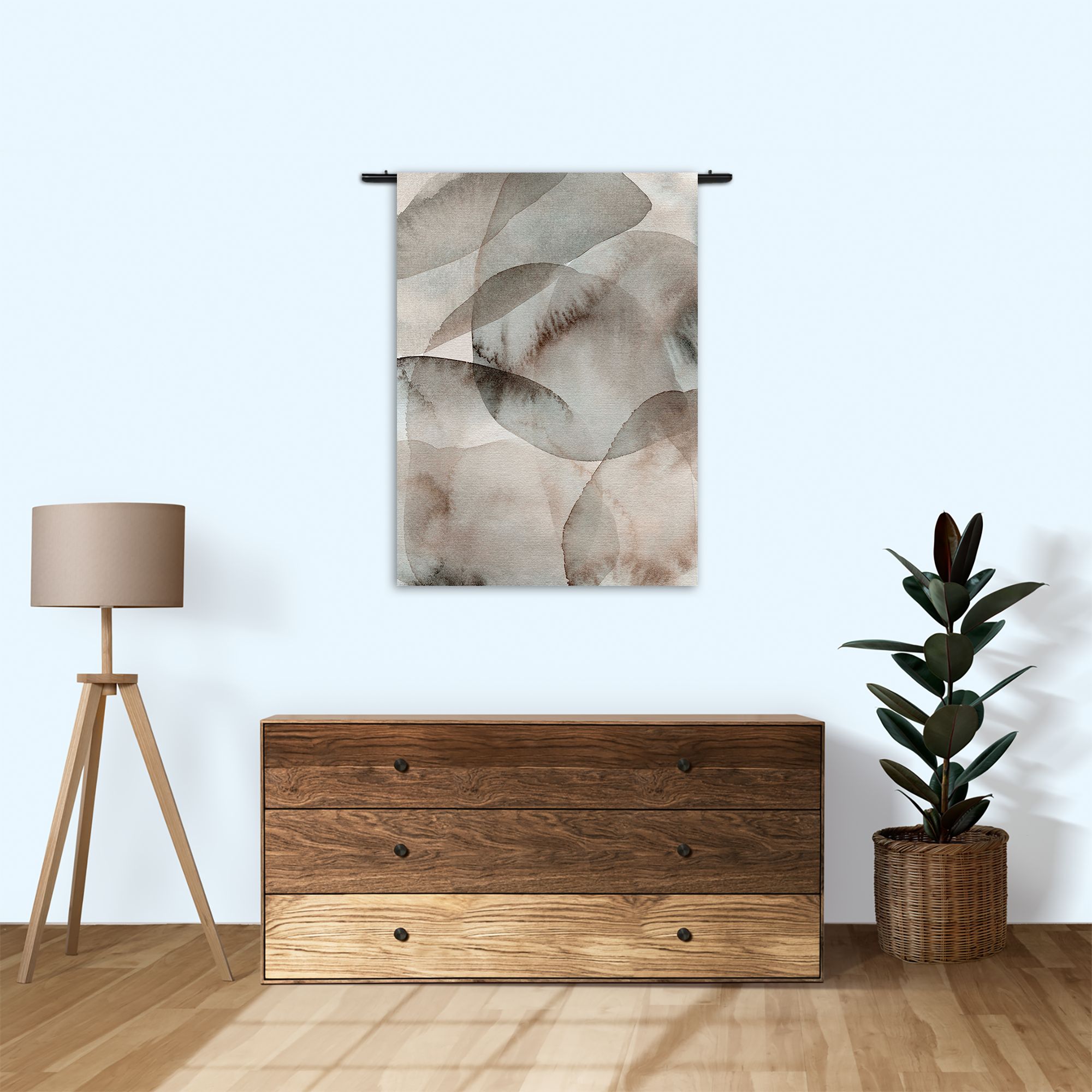 Template_50-70_Verticaal_Abstract_69-1 Wandkleed Abstract Rustige Tinten met Accent 02 Rechthoek Verticaal Template 50 70 Verticaal Abstract 69 1