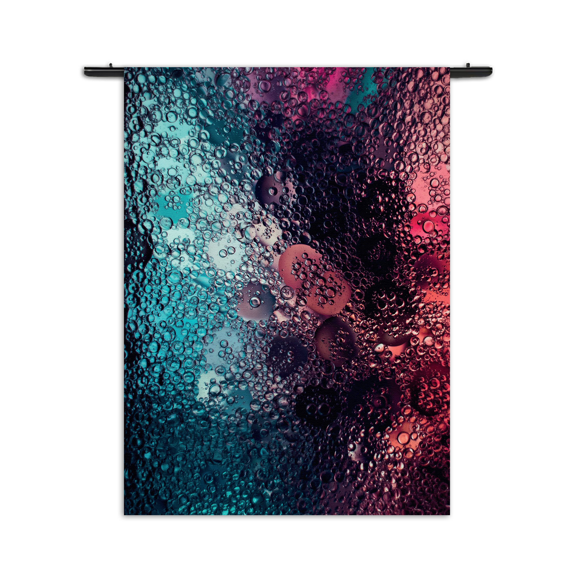 Wandkleed Bubbles Art Rechthoek Verticaal