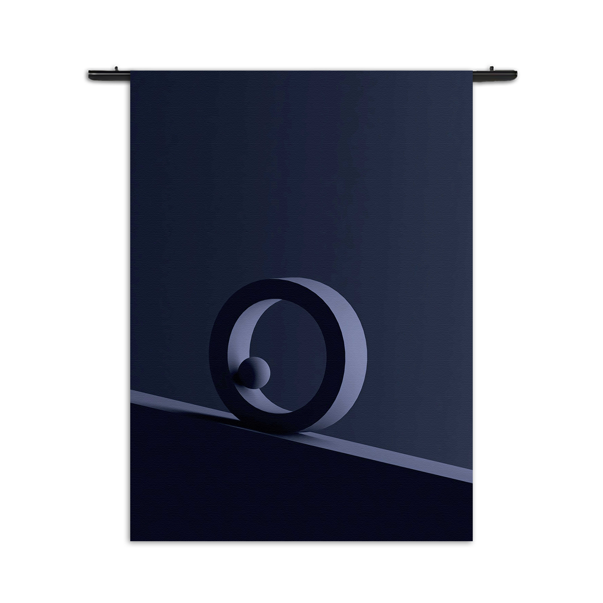 Wandkleed Letter O Rechthoek Verticaal
