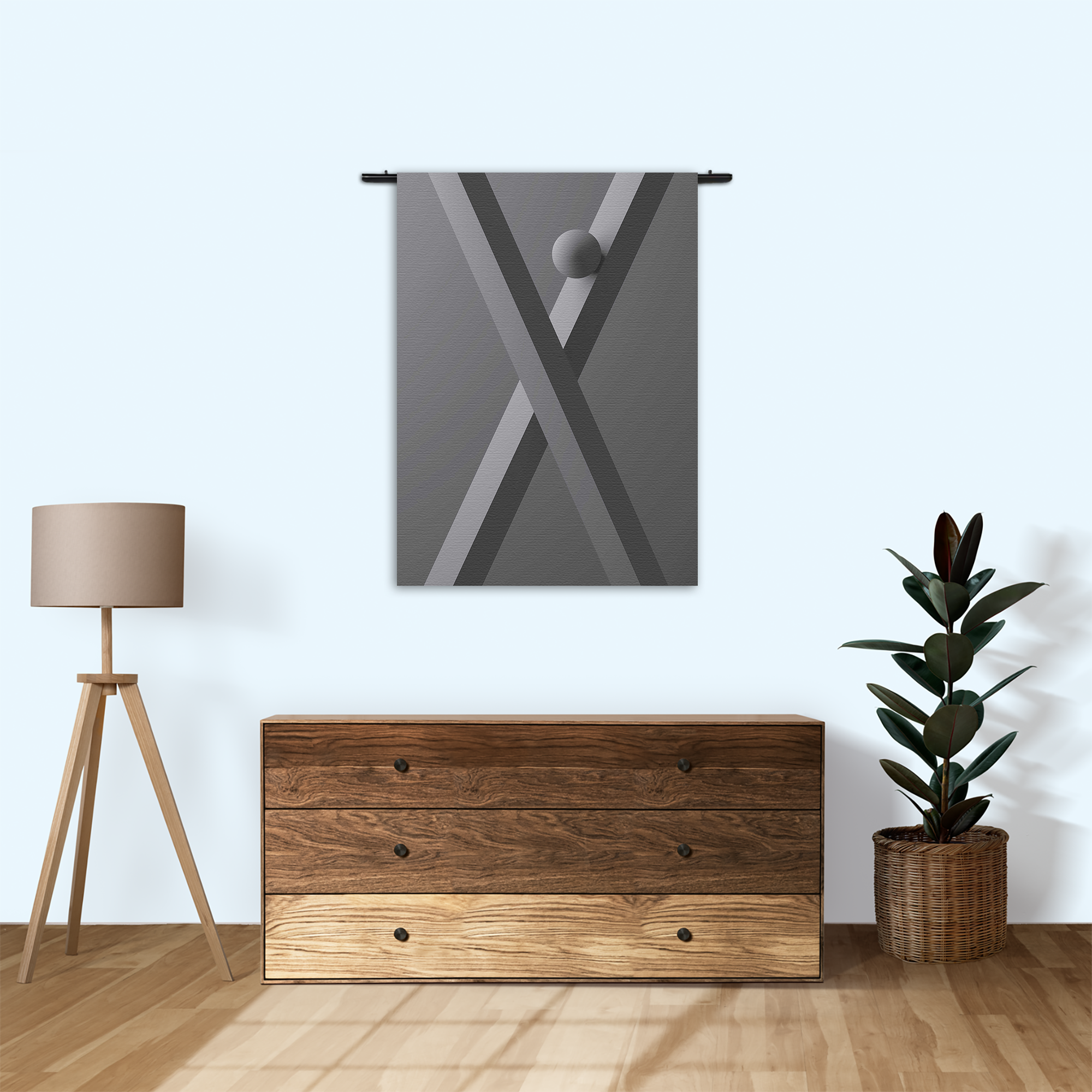 Wandkleed Letter X Rechthoek Verticaal Template 50 70 Verticaal Abstract 89 1