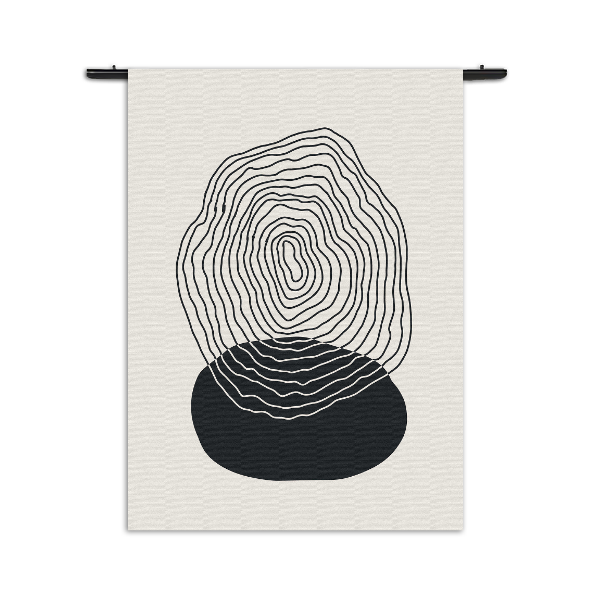 Wandkleed De Innerlijke Rust 03 Rechthoek Verticaal