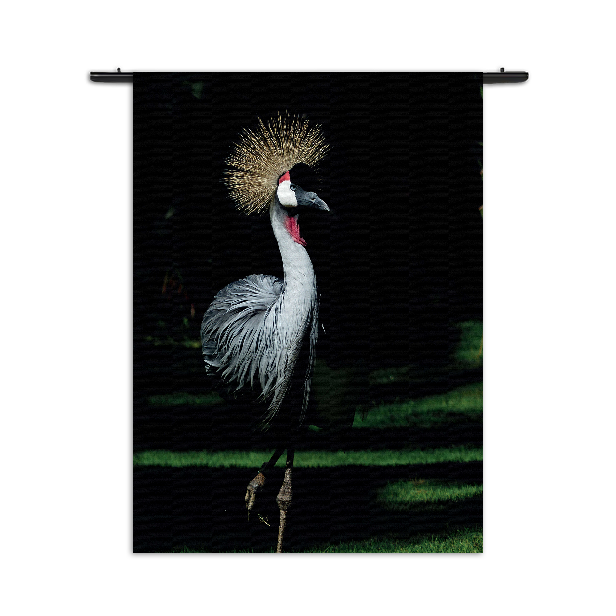 Wandkleed De Witte Pauw Rechthoek Verticaal