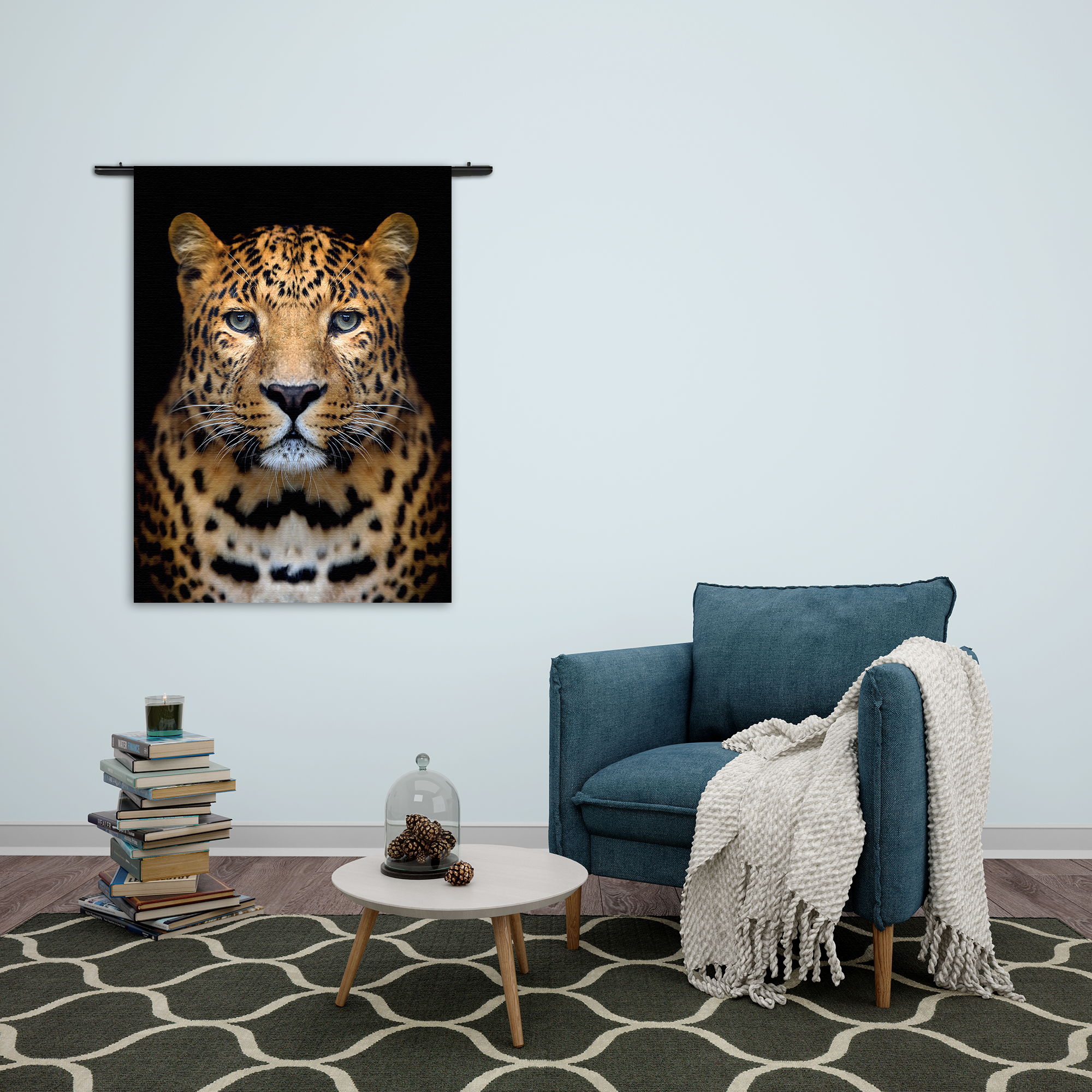 Wandkleed De Jaguar Rechthoek Verticaal Template 50 70 Verticaal Dieren 29 2